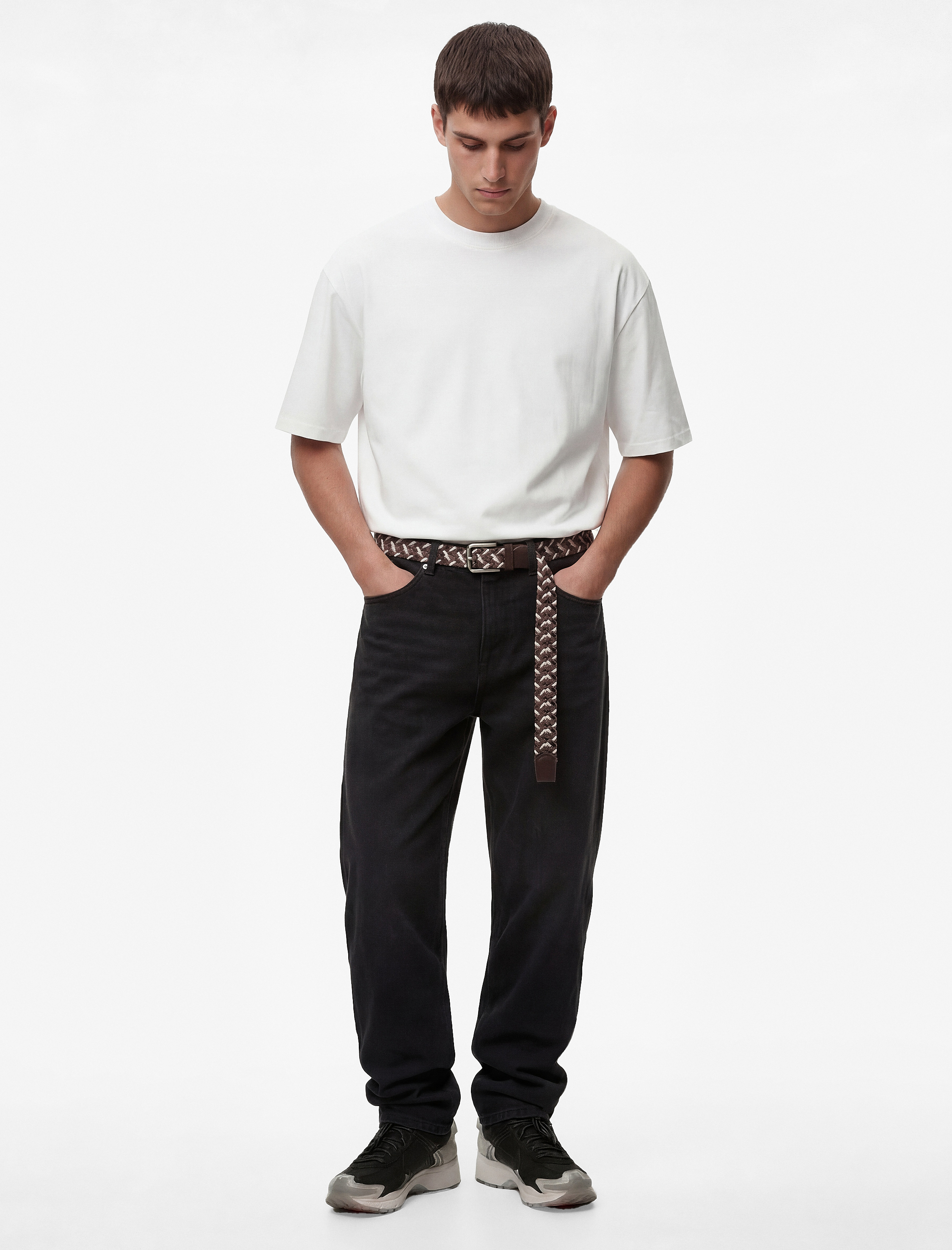   Regular Fit Kısa Kollu Bisiklet Yaka Pamuklu Basic Tişört