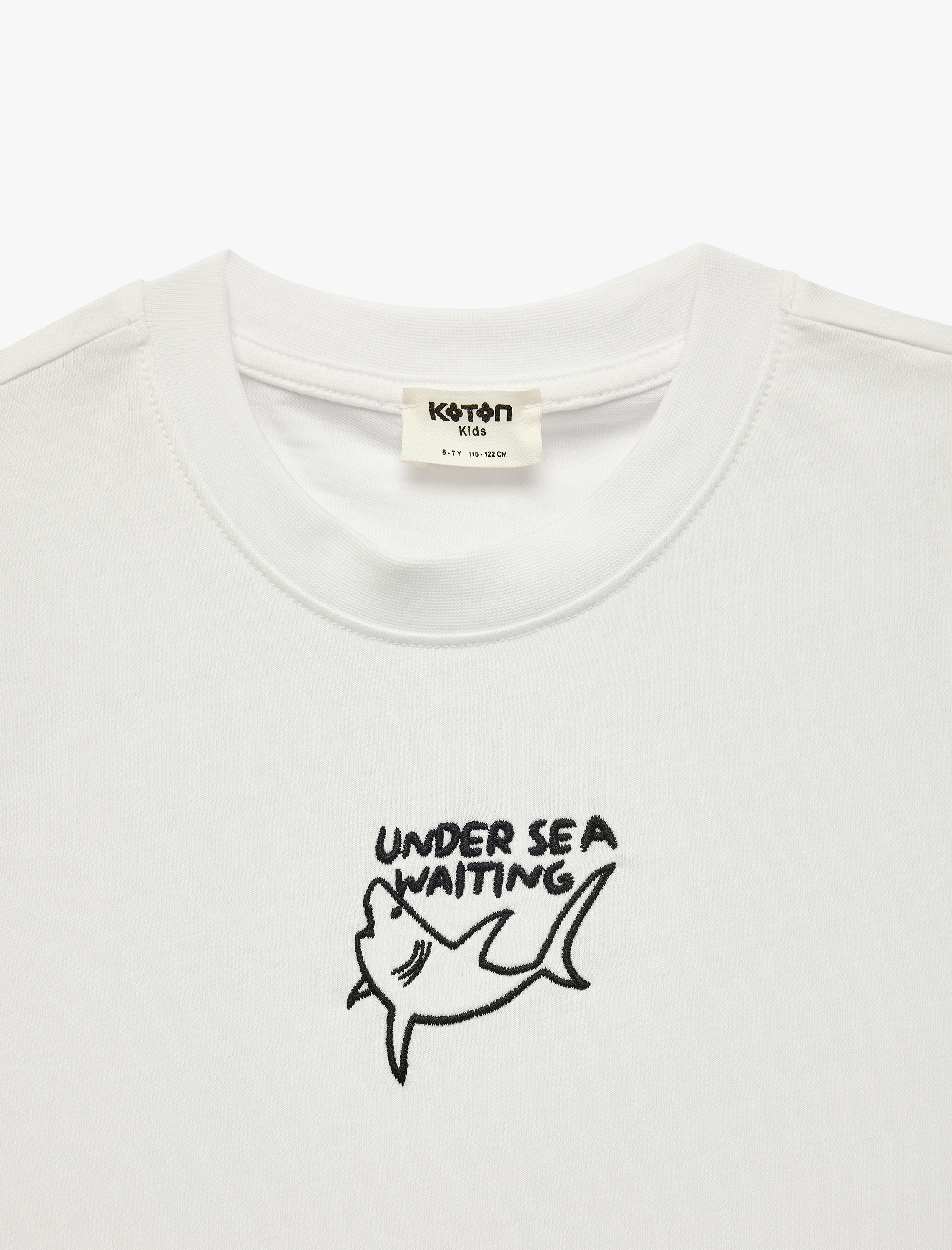  Erkek Çocuk Pamuklu Kolsuz Bisiklet Yaka Nakış Detaylı Atlet