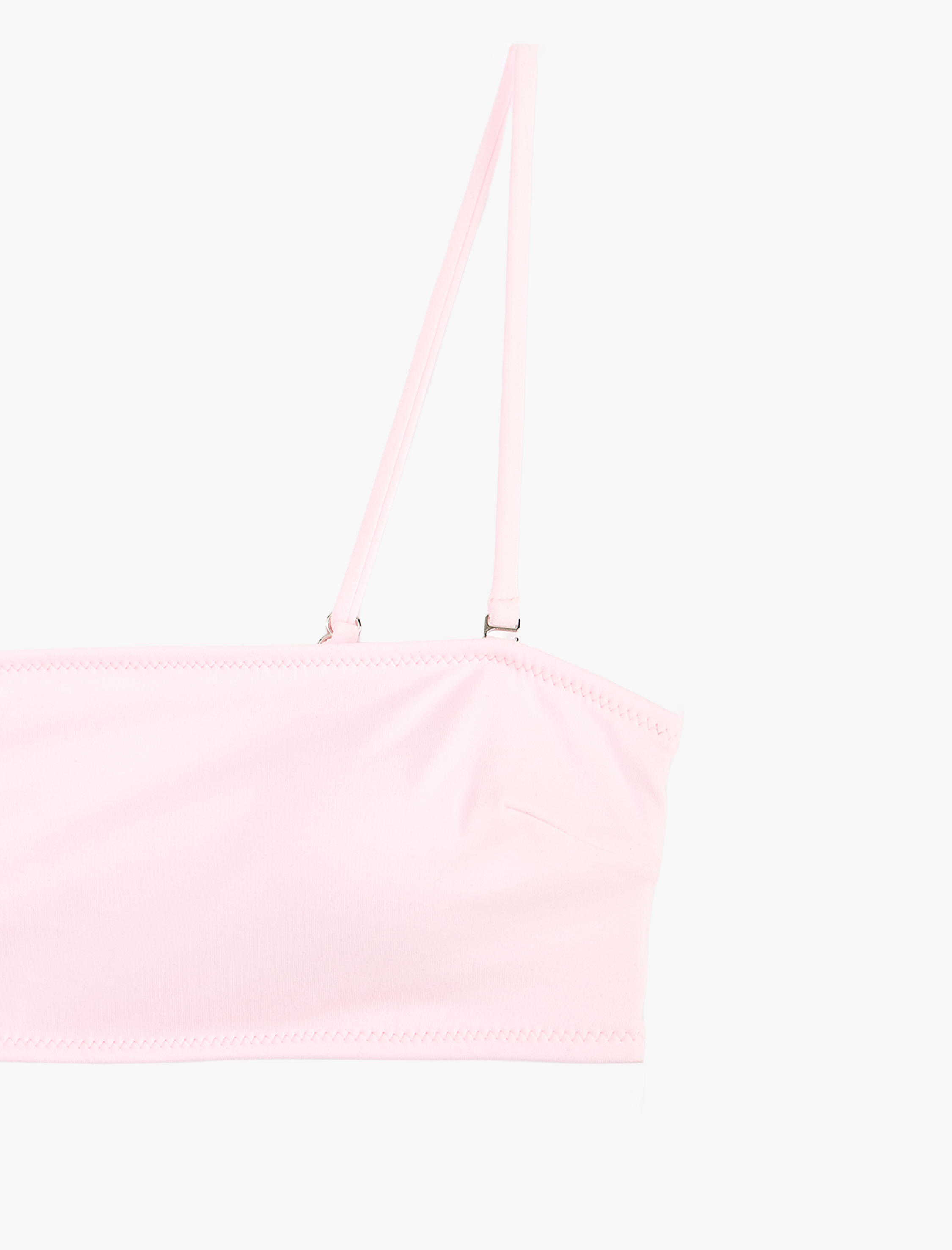   Çıkarılabilir Askı Detaylı Straplez Bandeau Bikini Üstü