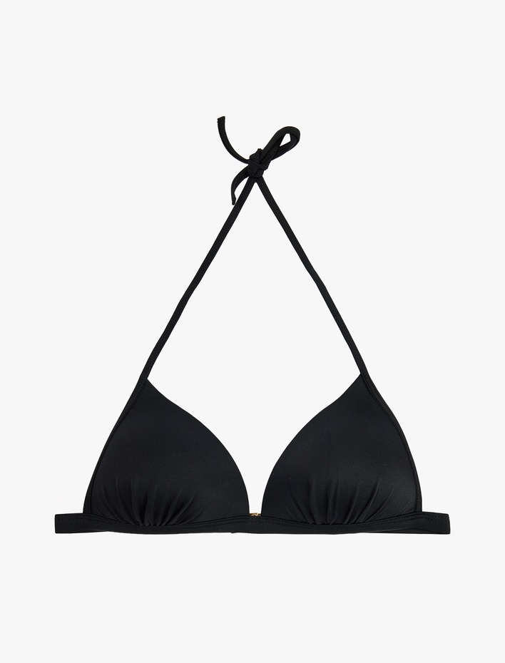  Boyundan Bağlamalı Üçgen Bikini Üstü