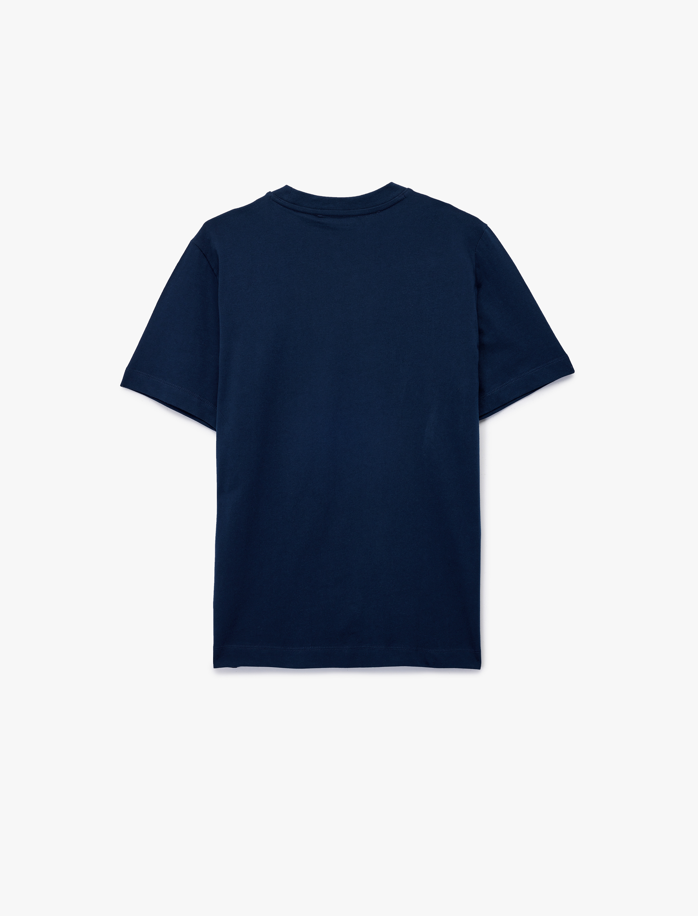   Pamuklu Bisiklet Yaka Regular Fit Kısa Kollu Basic Tişört