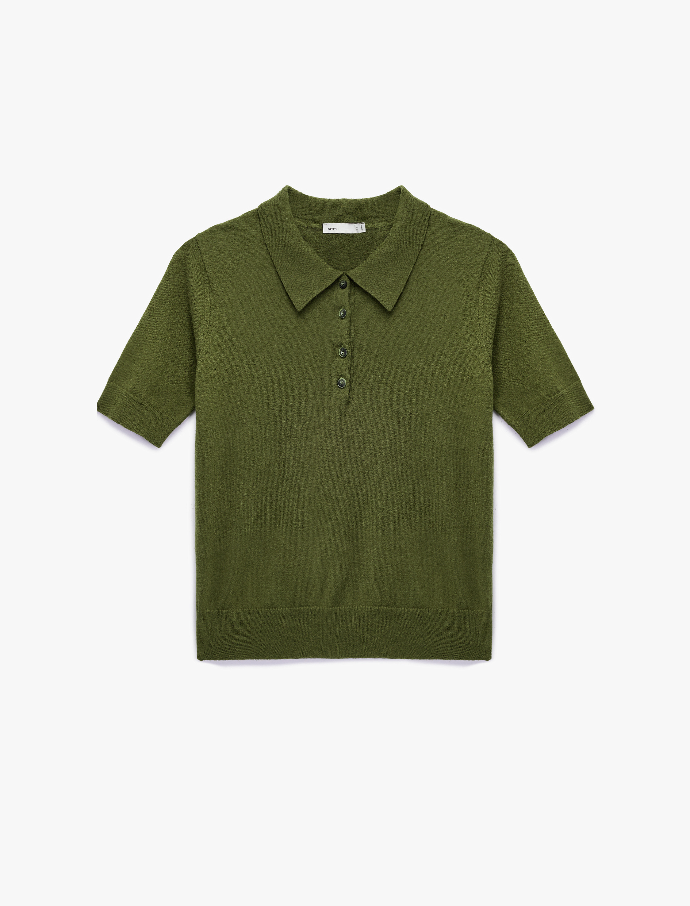   Koton X Sima Tarkan - Regular Fit Polo Yaka Triko Kazak