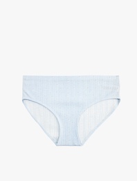 Rahat Kalıp Pamuklu Çiçekli Brief Külot