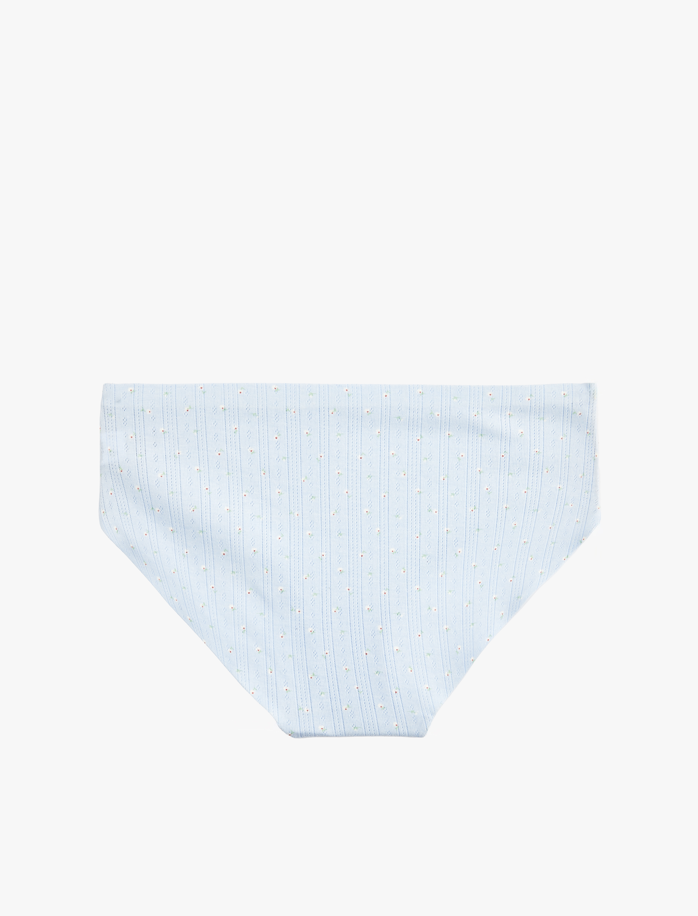   Rahat Kalıp Pamuklu Çiçekli Brief Külot