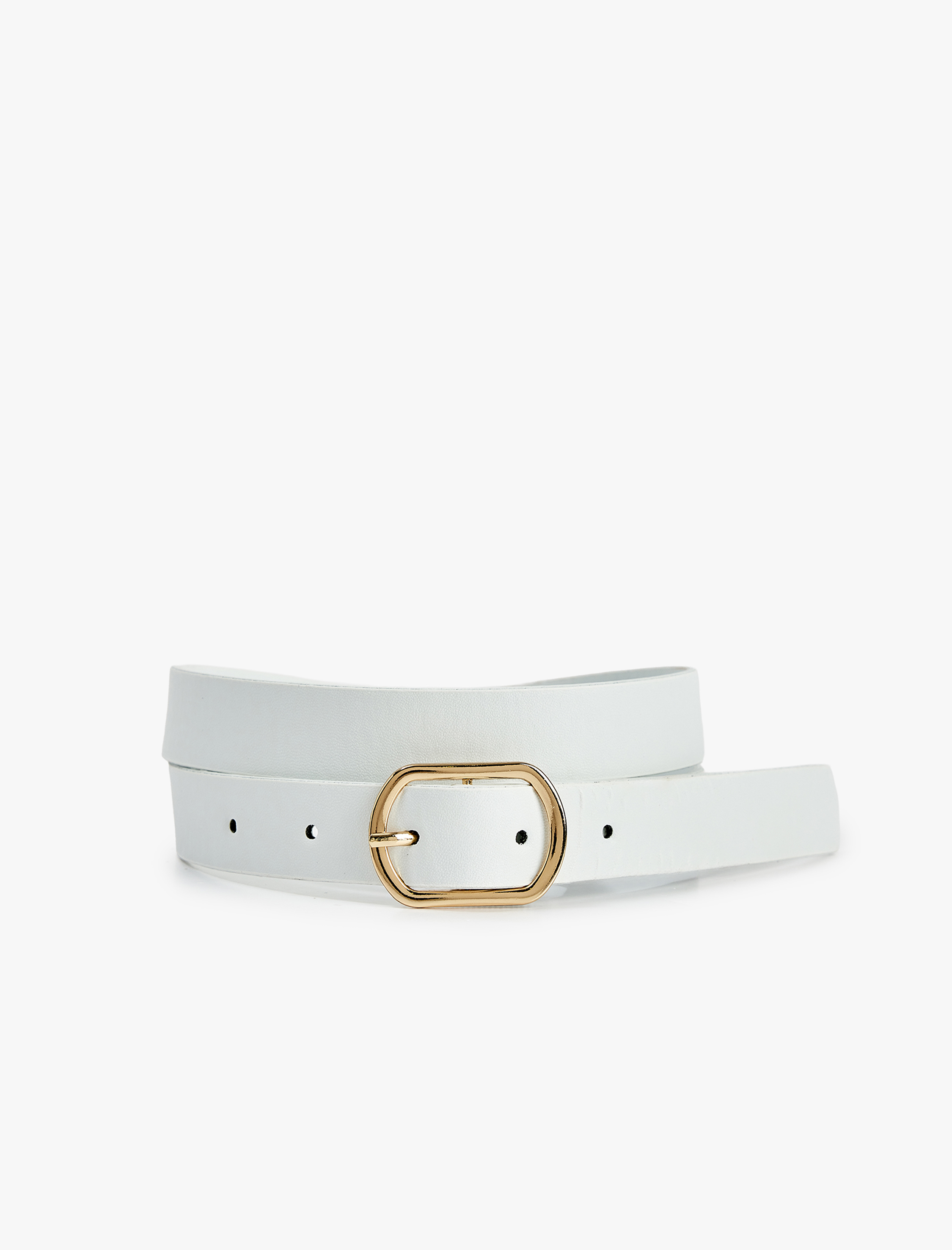  Kadın Metal Tokalı Suni Deri Kemer