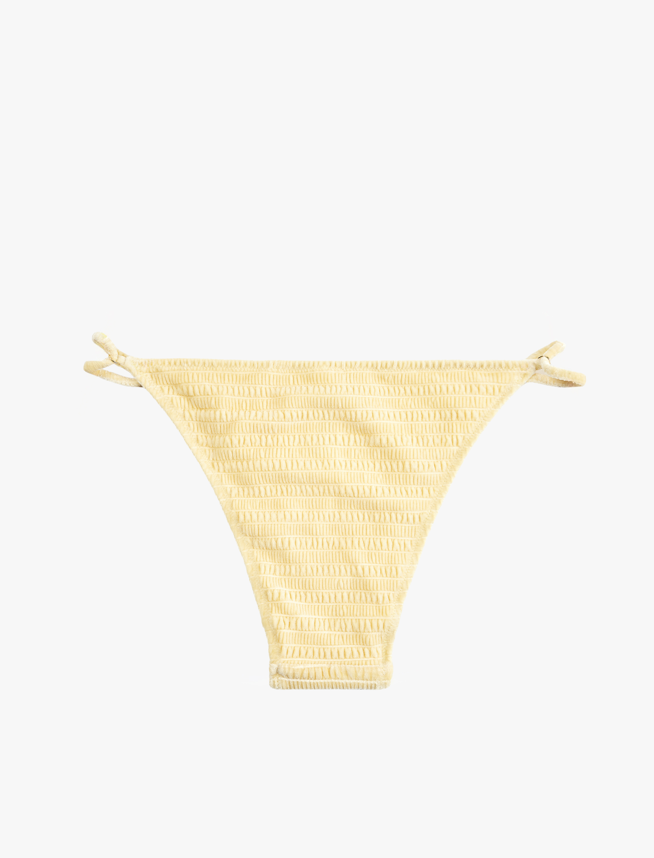   Koton X Sibil Çetinkaya - Yanları İpli Dokulu Brazilian Bikini Altı