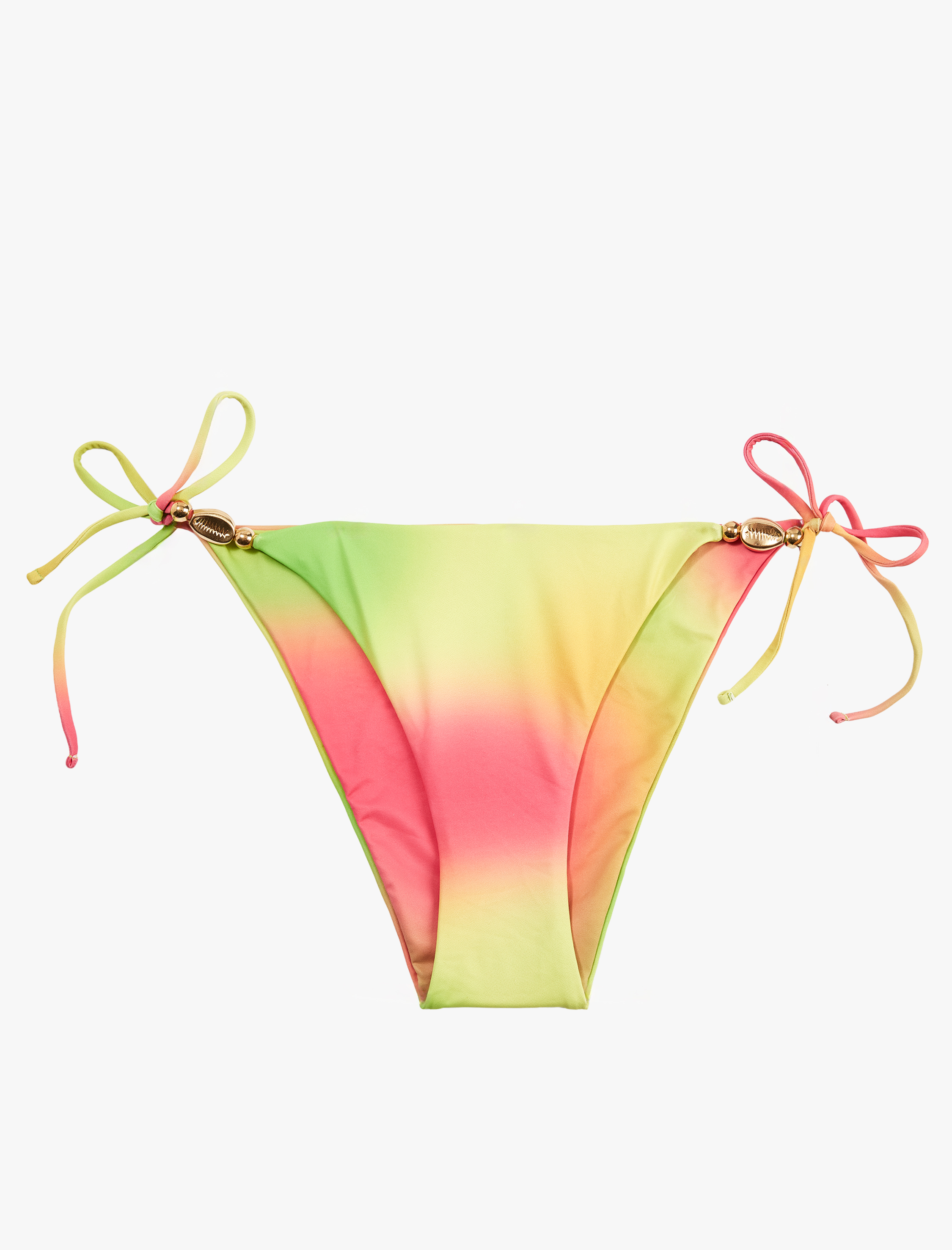   Aksesuar Detaylı Bağlamalı Yanları İpli Bikini Altı