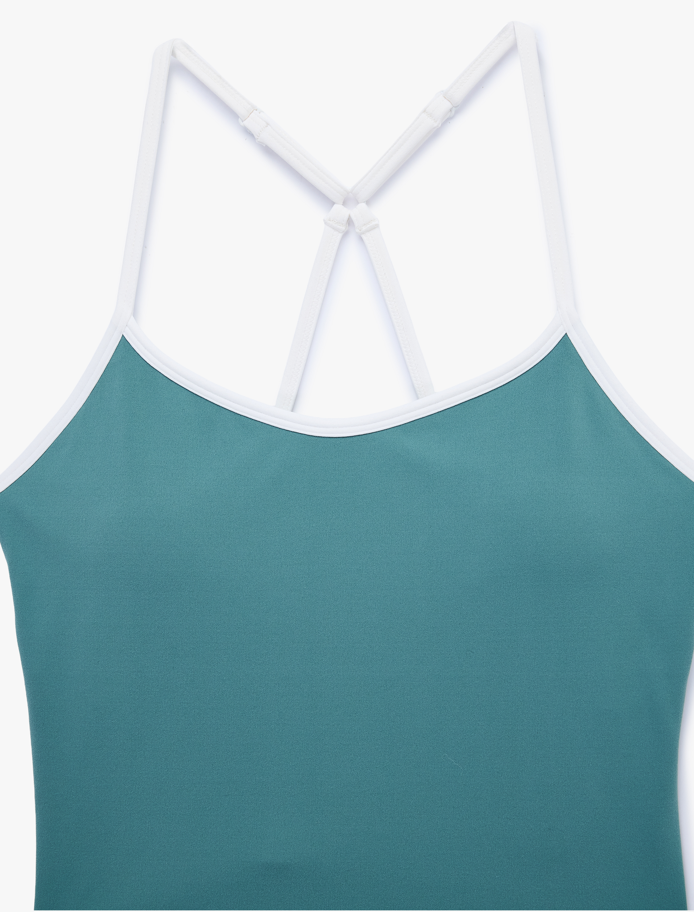   Çapraz İp Askılı Biyeli Kolsuz Slim Fit Sporcu Sütyeni