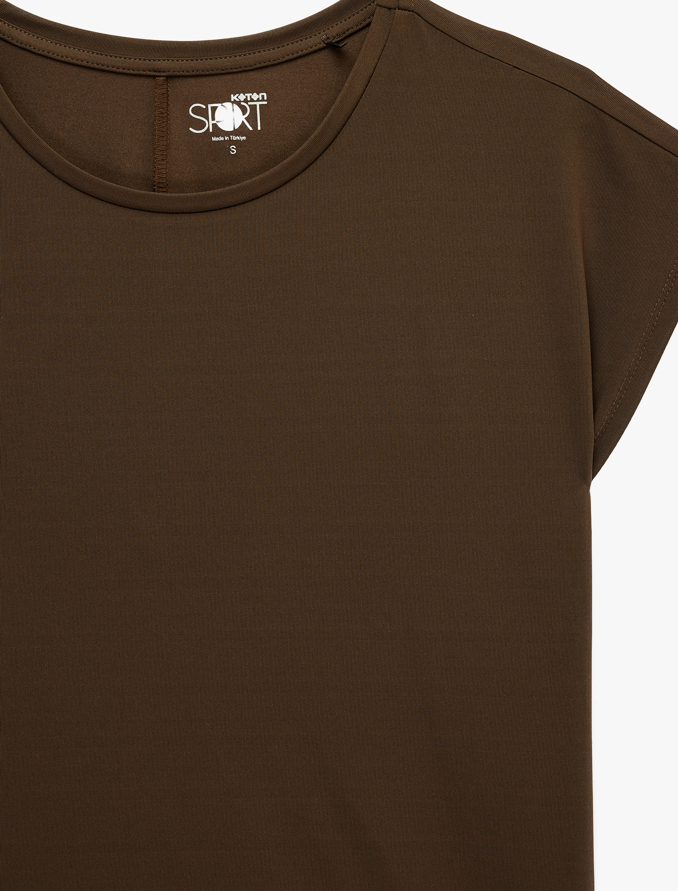   Rahat Kalıp Kısa Kollu Bisiklet Yaka Spor Tişört