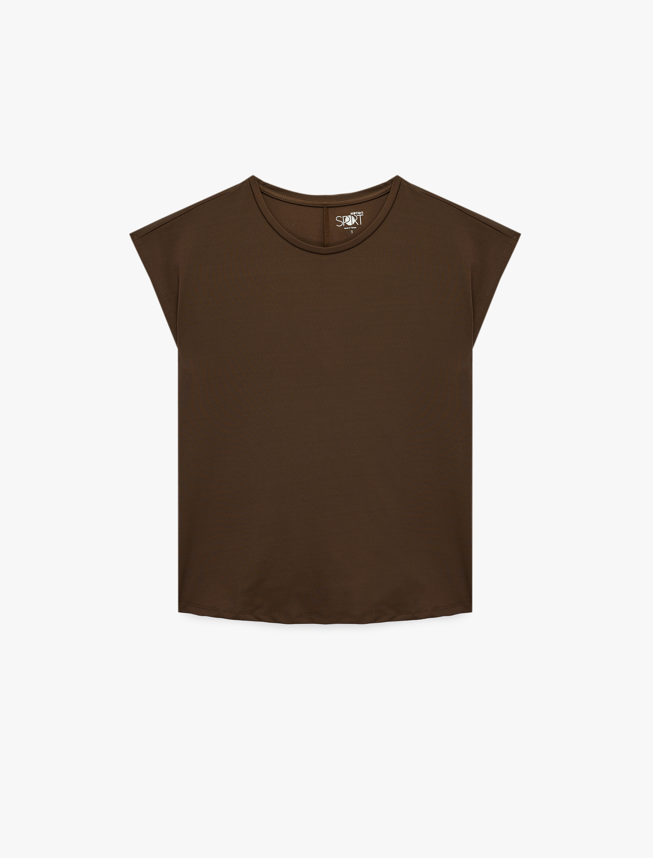   Rahat Kalıp Kısa Kollu Bisiklet Yaka Spor Tişört