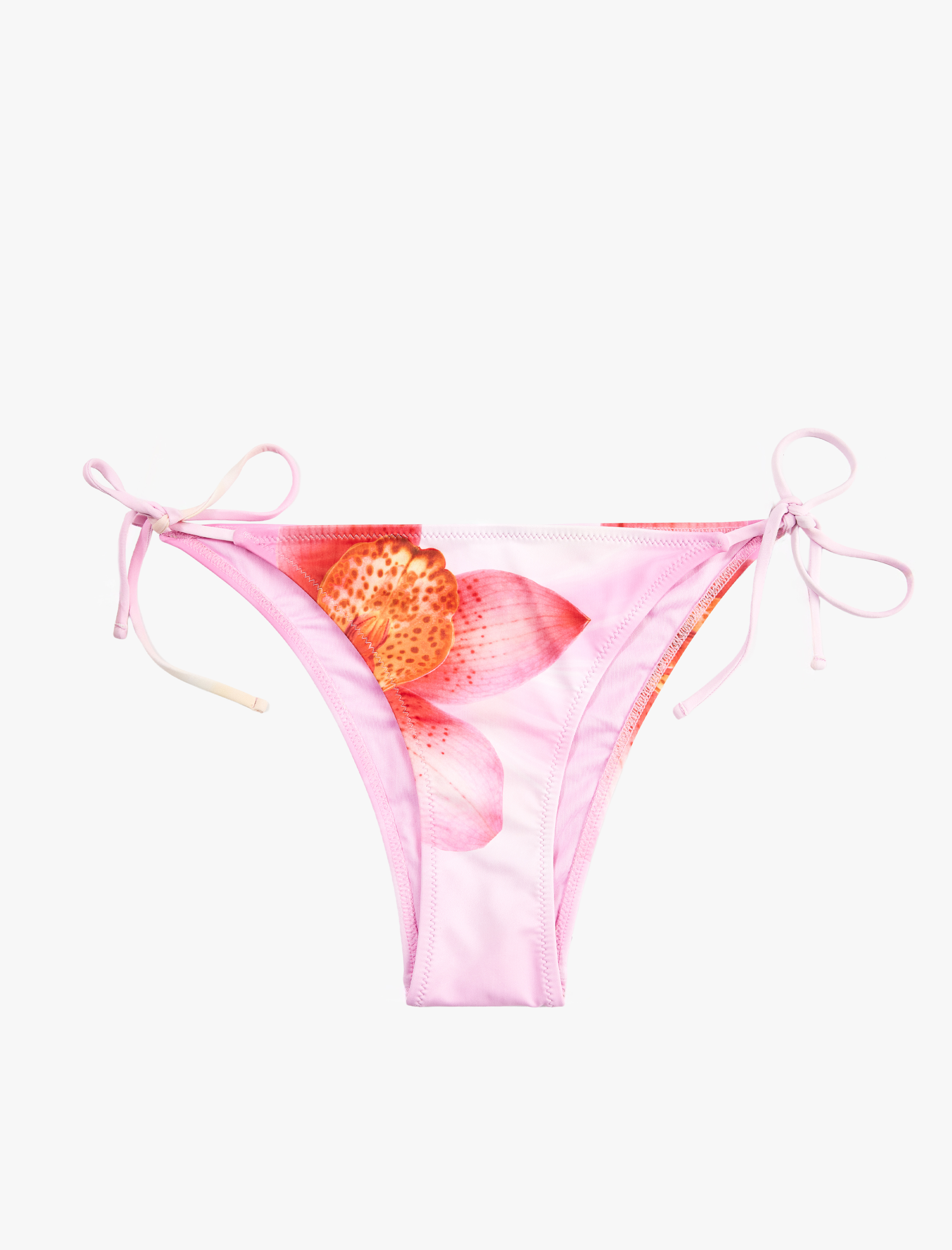   Koton X Sibil Çetinkaya - Yanları İpli Bağlamalı Çiçekli Bikini Altı