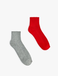 2'li Bambu Viskon Soket Çorap Seti