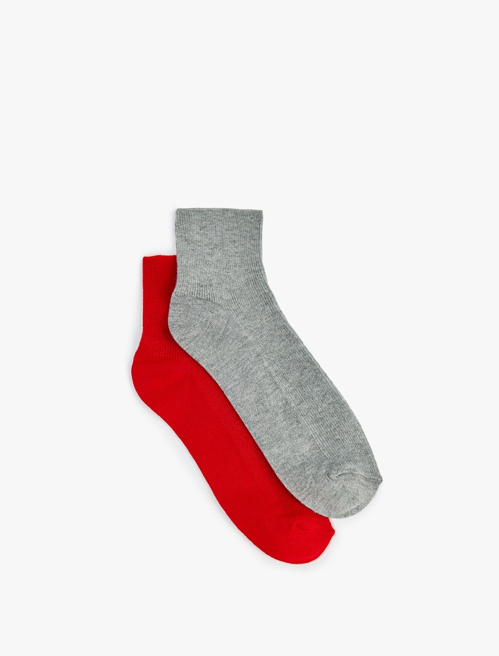 Kadın 2'li Bambu Viskon Soket Çorap Seti