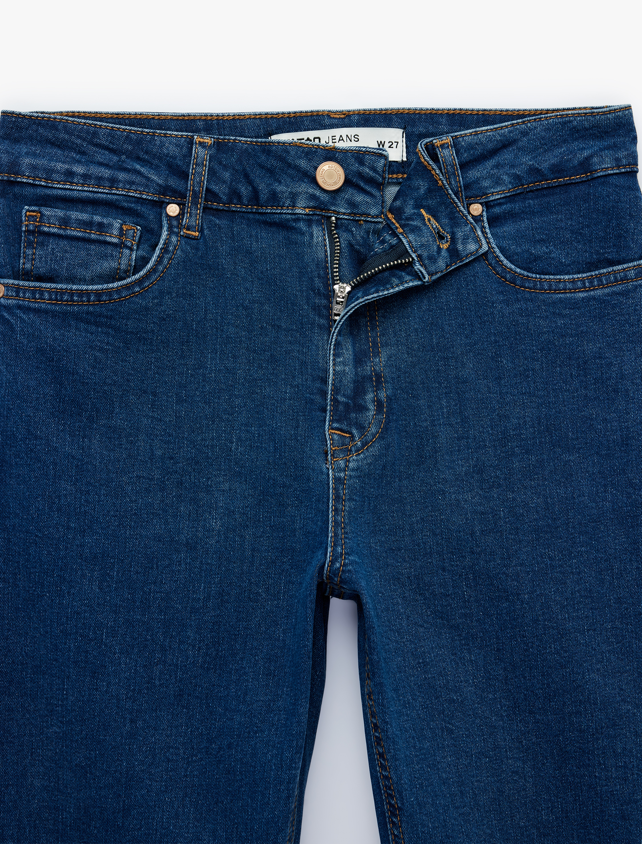   Pamuklu İspanyol Paça Dar Kesim Denim Pantolon -  Flare Jeans