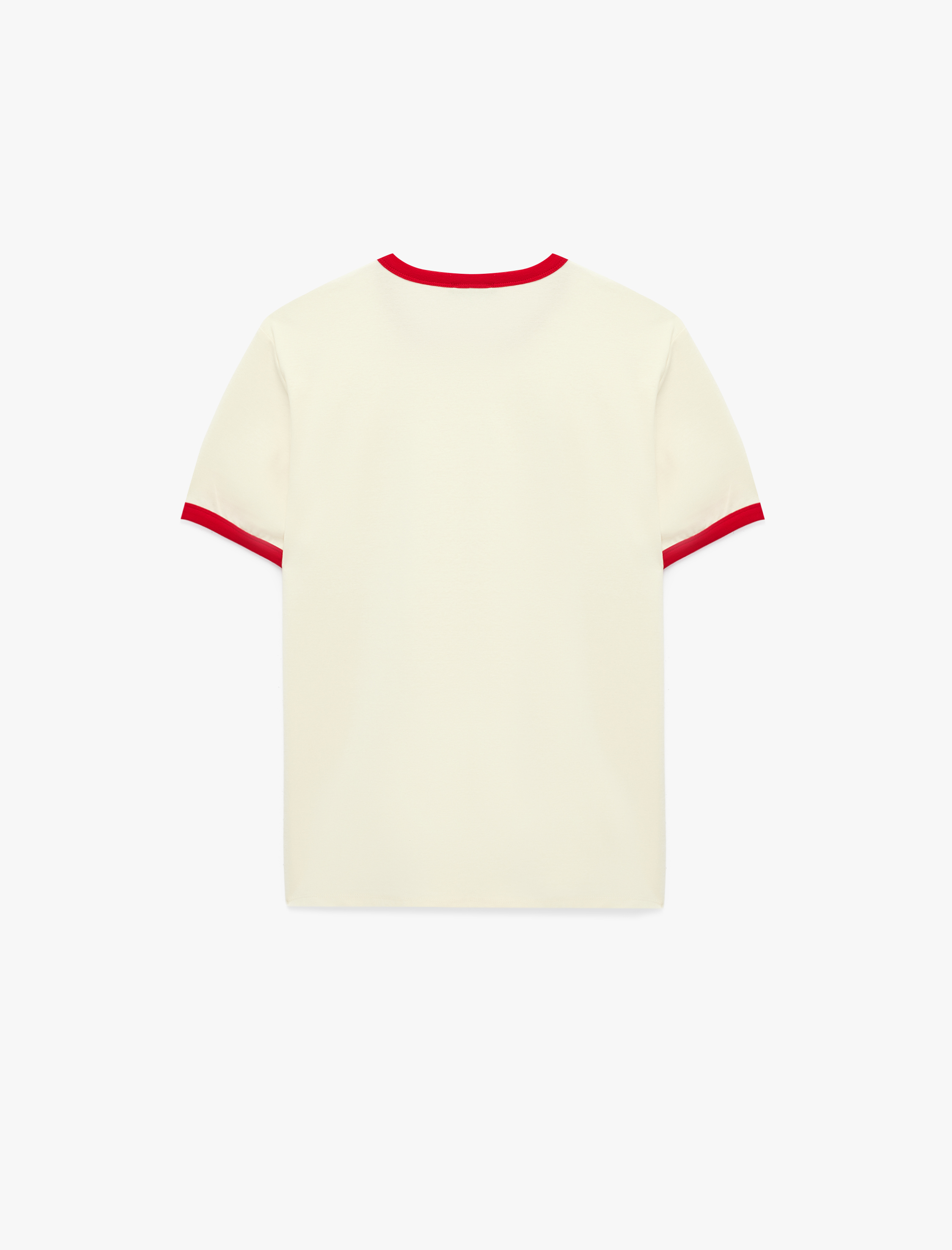   Kısa Kollu Biyeli Pamuklu Bisiklet Yaka Slim Fit Tişört