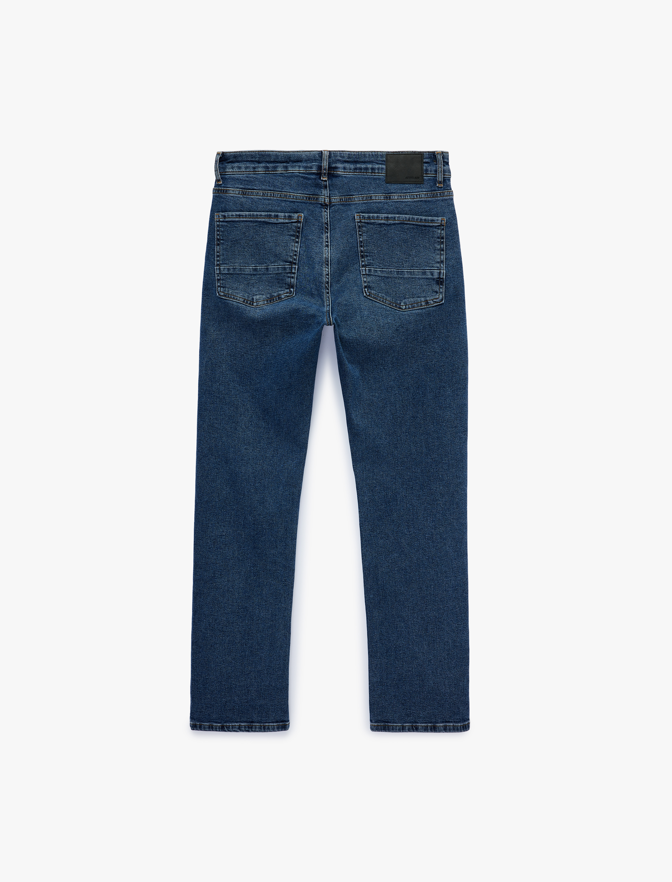   Normal Bel Pamuklu Cepli Straight Fit Jean Pantolon - Mark Jean