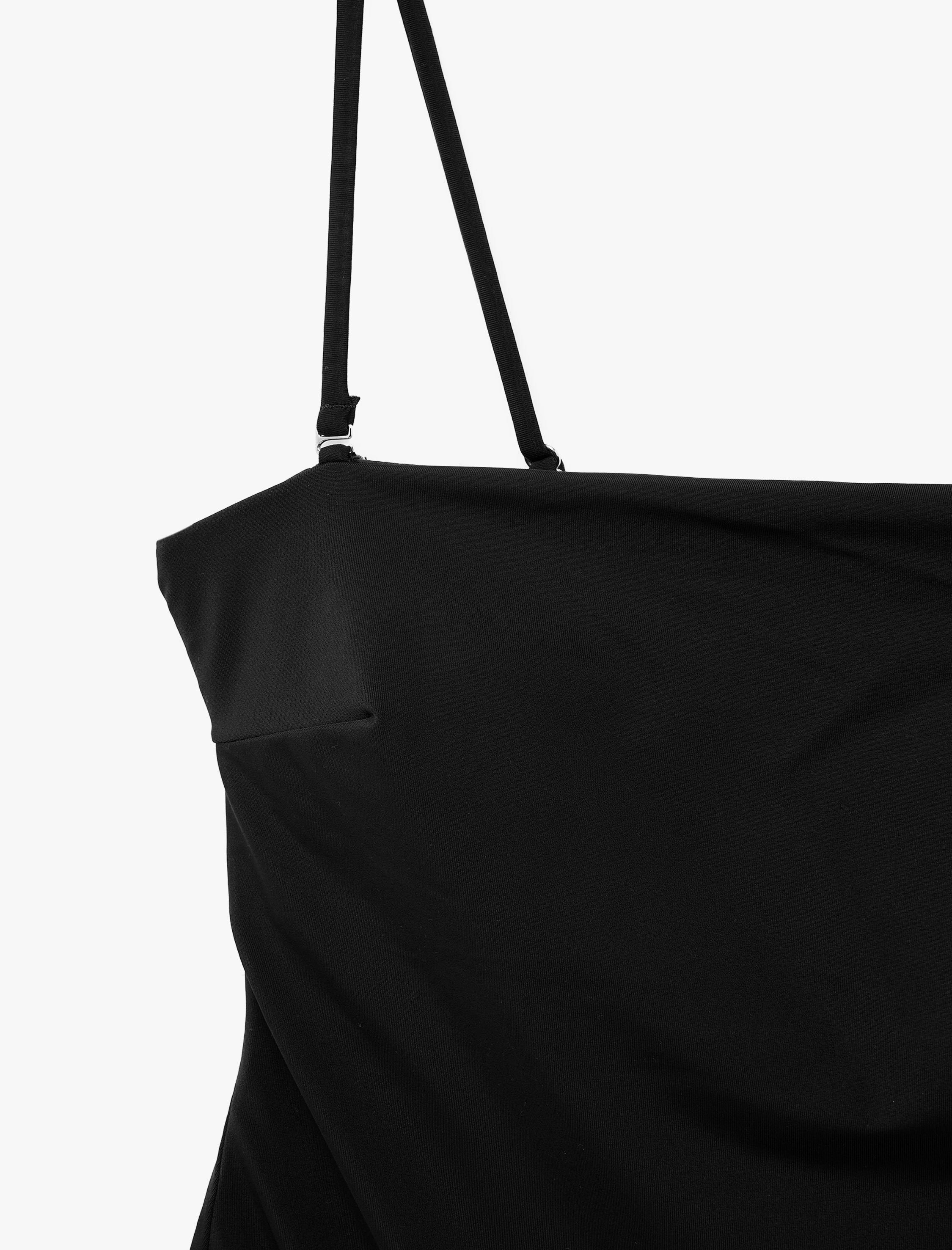   Straight Fit Çıkarılabilir Askı Detaylı Straplez Mayo