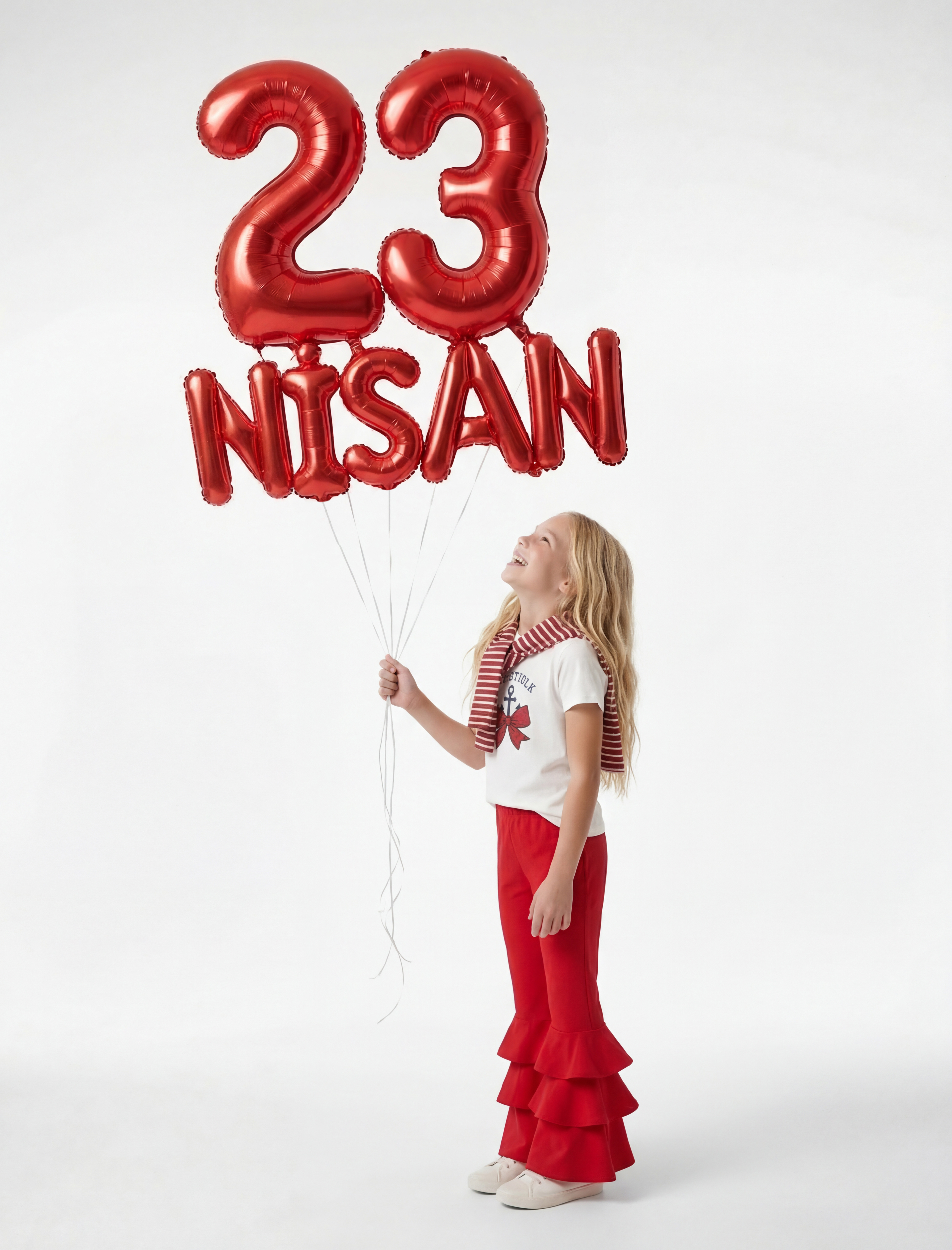 Beli Lastikli Fırfır Detaylı İspanyol Paça Pantolon - Görsel 2