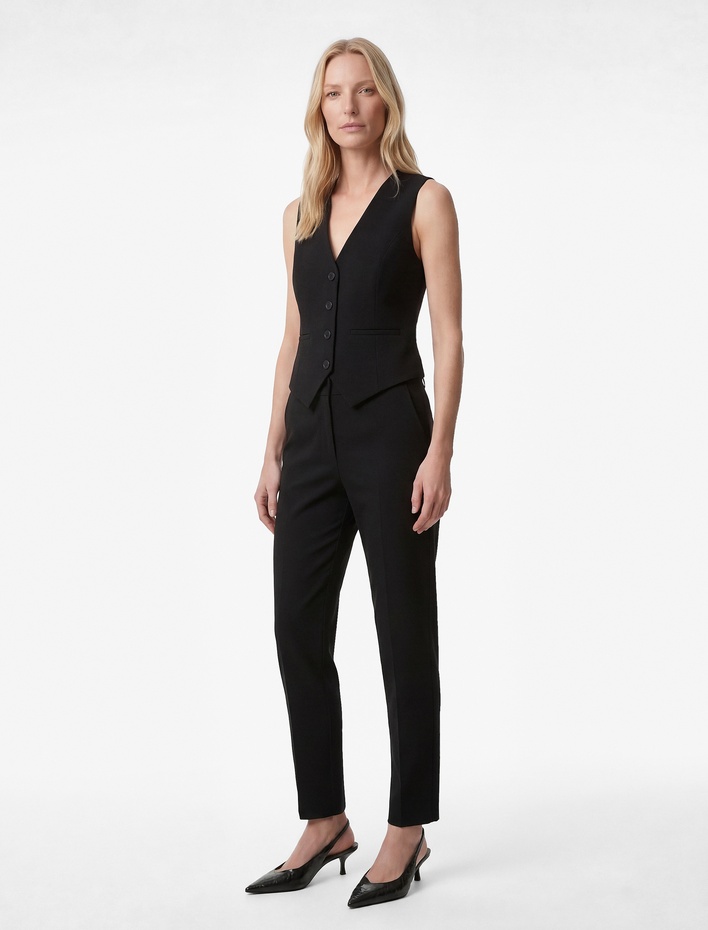  Regular Fit Cep Detaylı Normal Bel Düz Paça Kumaş Pantolon