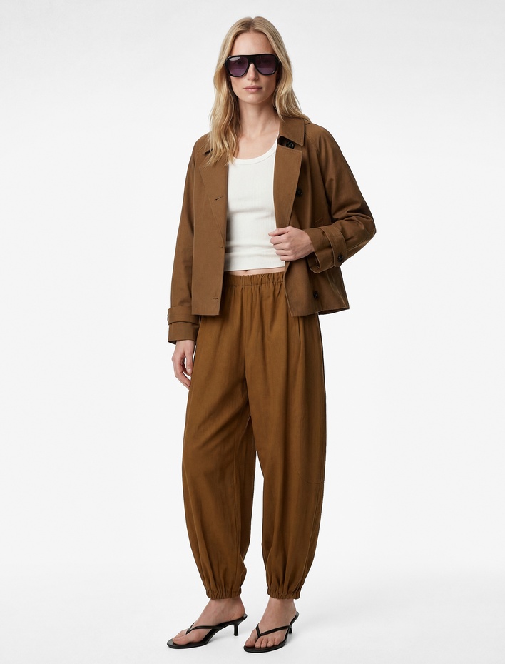  Beli Lastikli Harem Pantolon