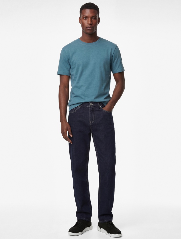  Normal Bel Pamuklu Cepli Tapered Fit Jean Pantolon - Joe Jean