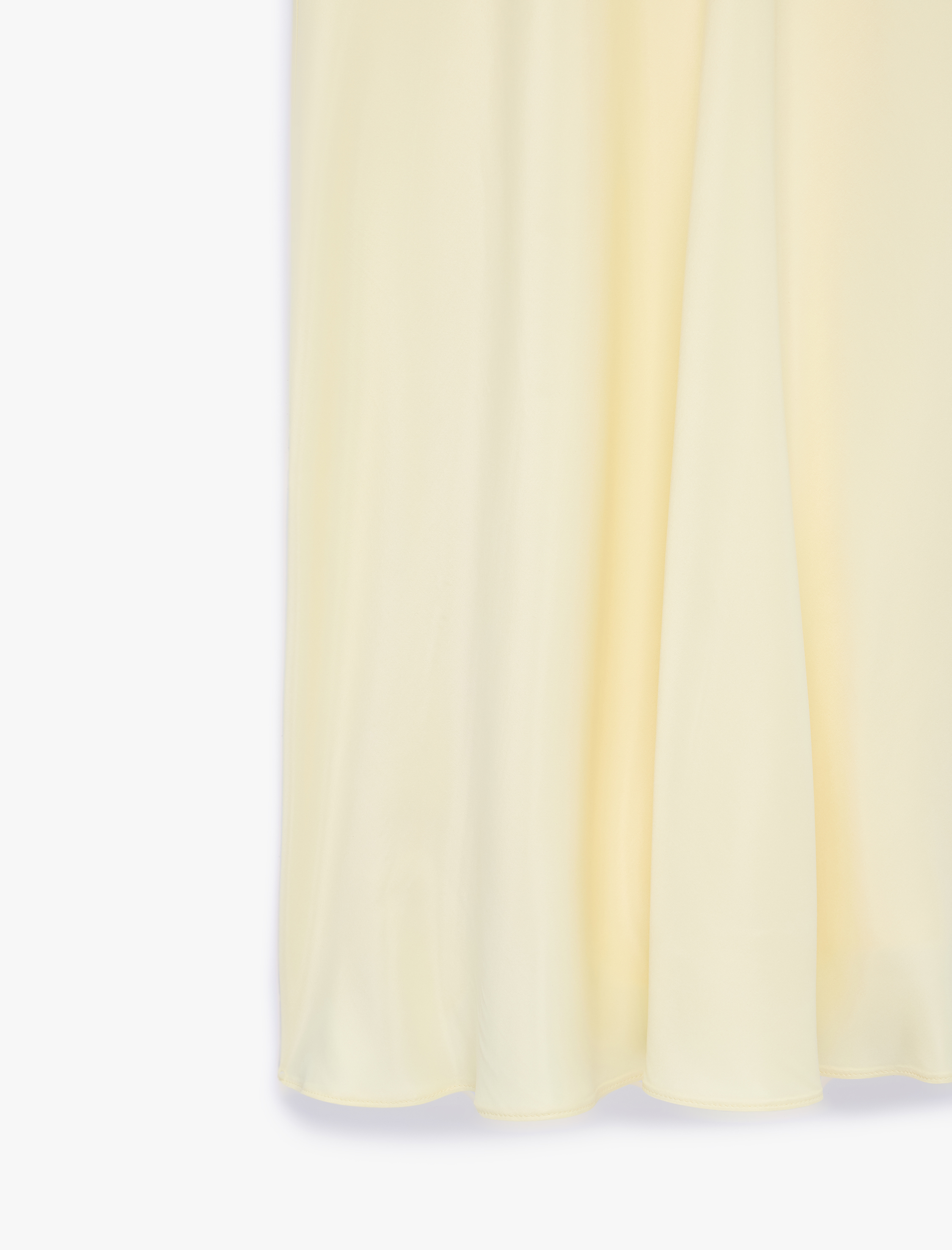   Balık Kesim Midi Saten Etek