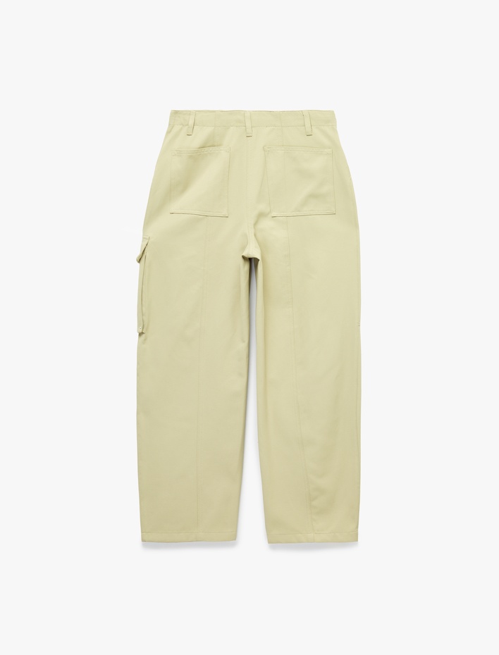  Yüksek Bel Kargo Cepli Balon Pantolon