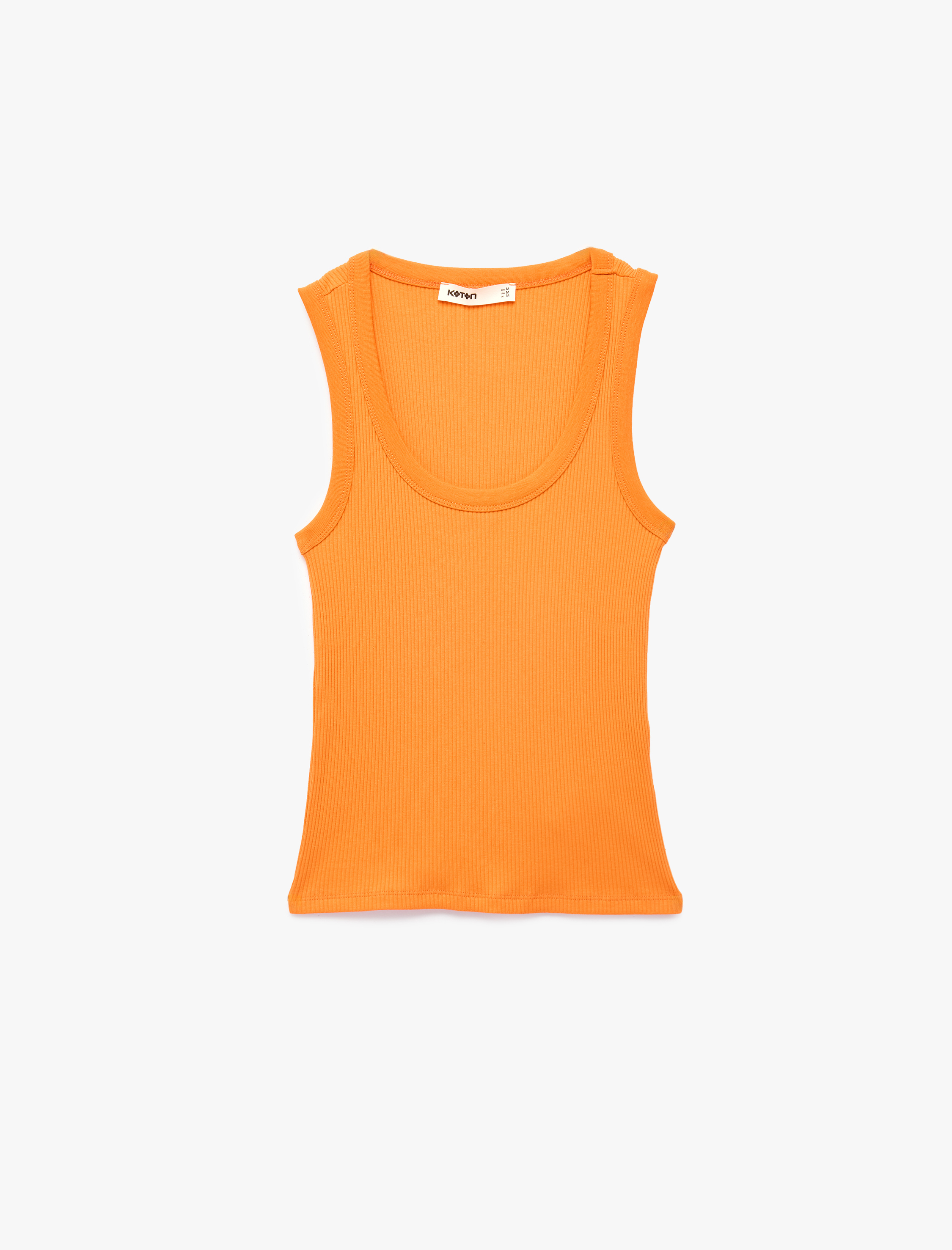   Pamuklu U Yaka Slim Fit Atlet