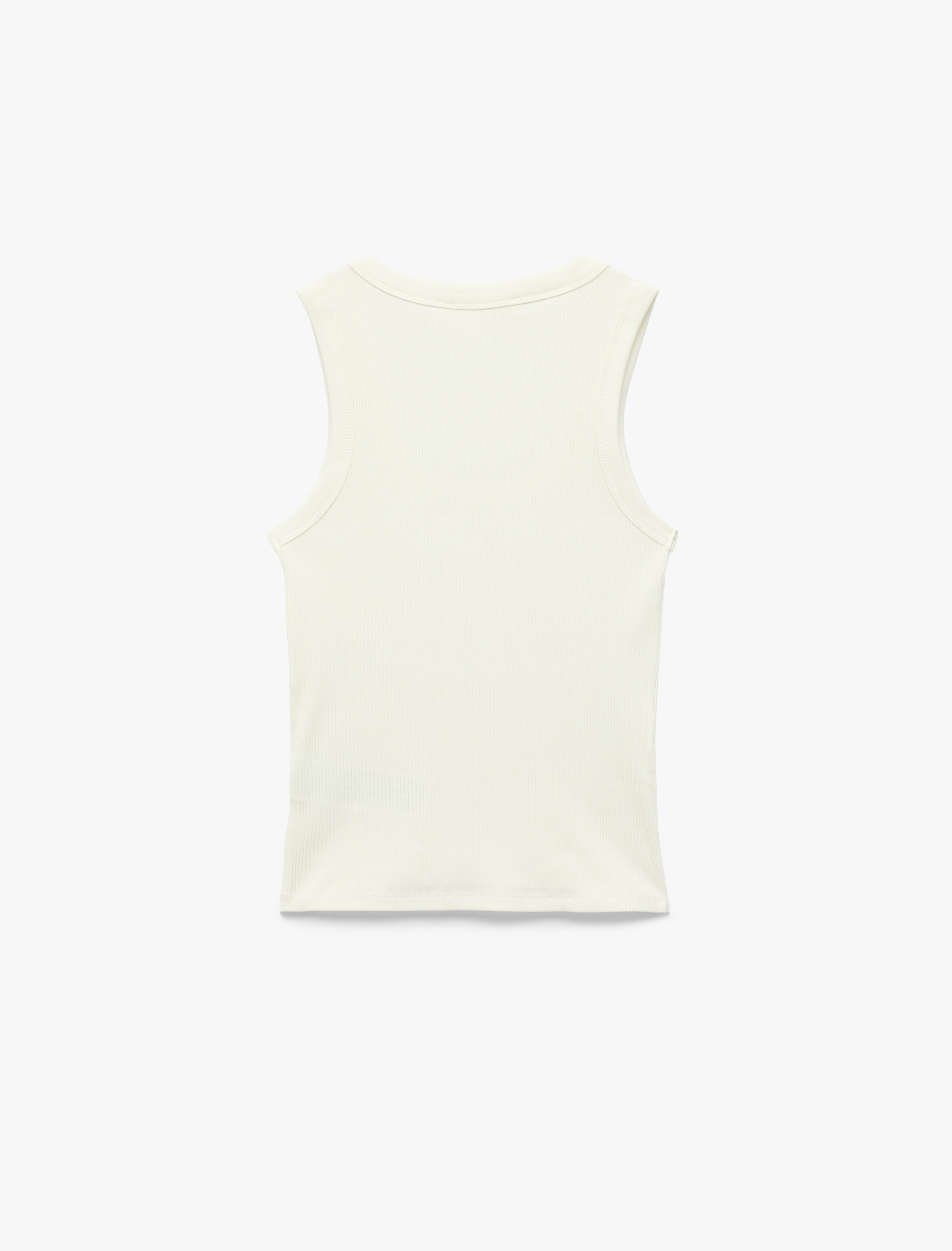   Pamuklu U Yaka Slim Fit Atlet