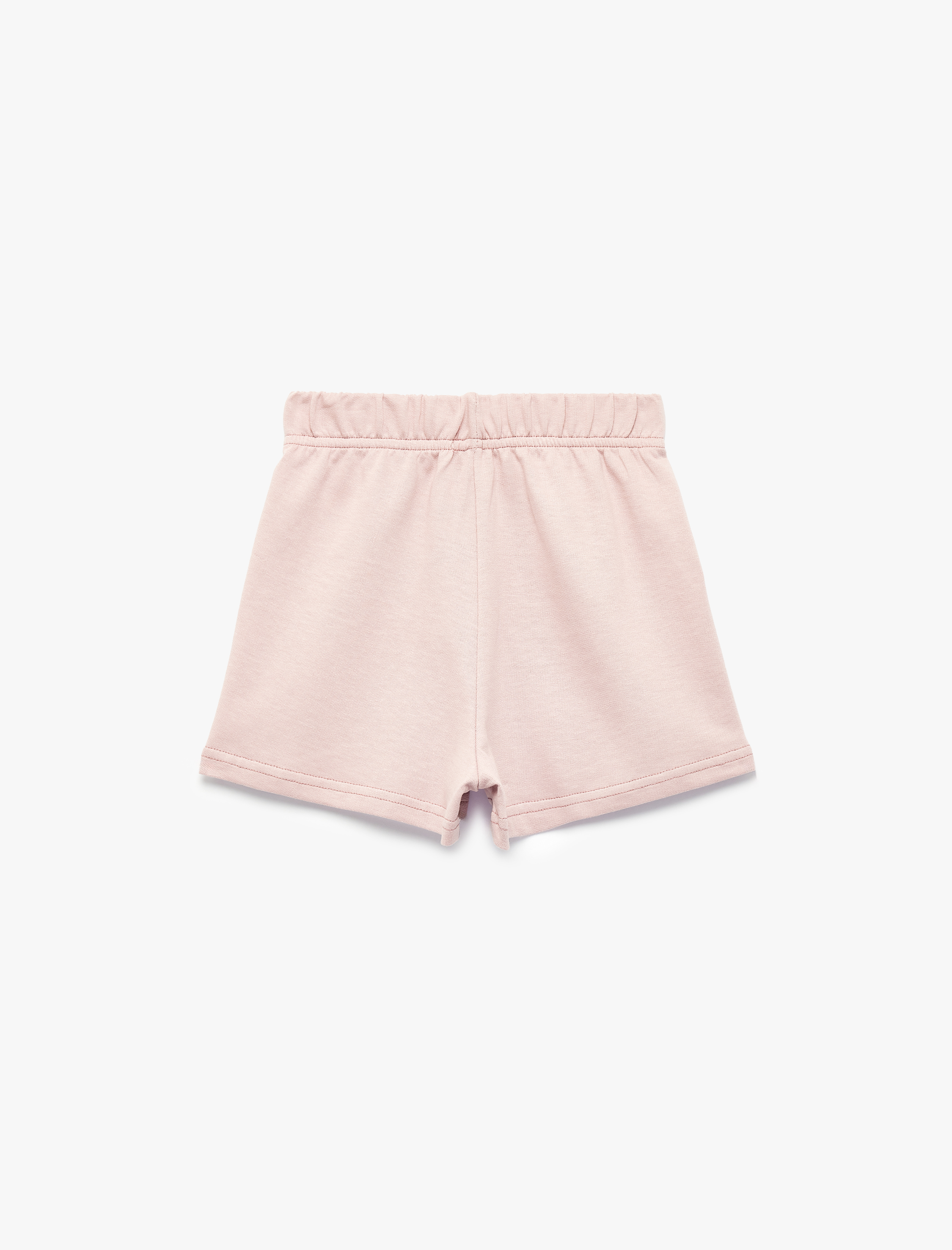  Kız Çocuk Pamuklu Kısa Beli Lastikli Şort