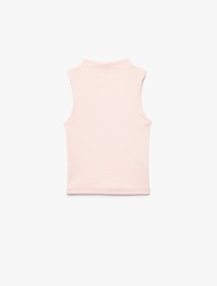 Kolsuz Modal Karışımlı Ribanalı Dik Yaka Atlet