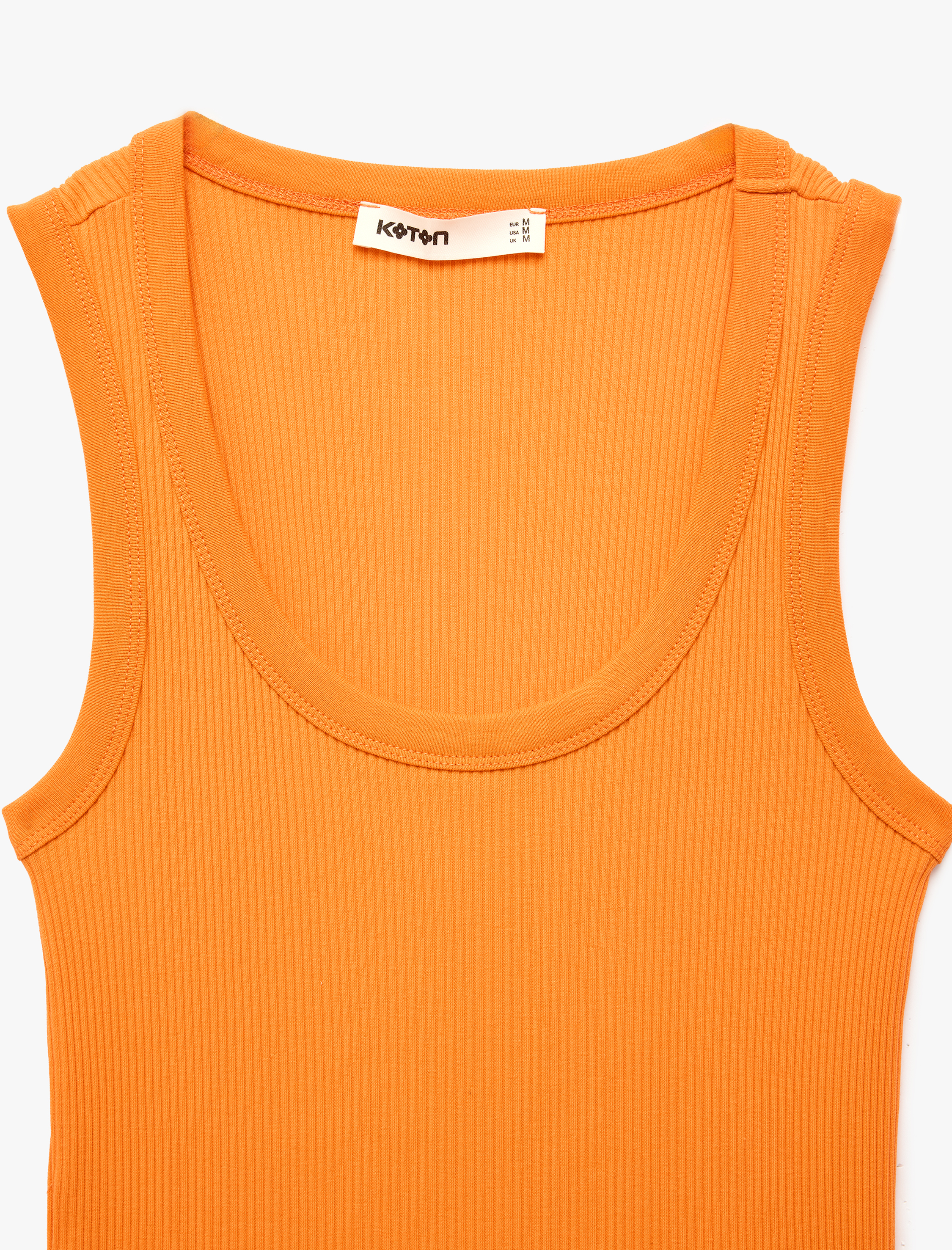   Pamuklu U Yaka Slim Fit Atlet