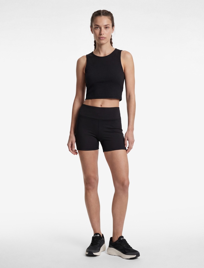  Yüksek Bel Slim Fit Biker Spor Tayt