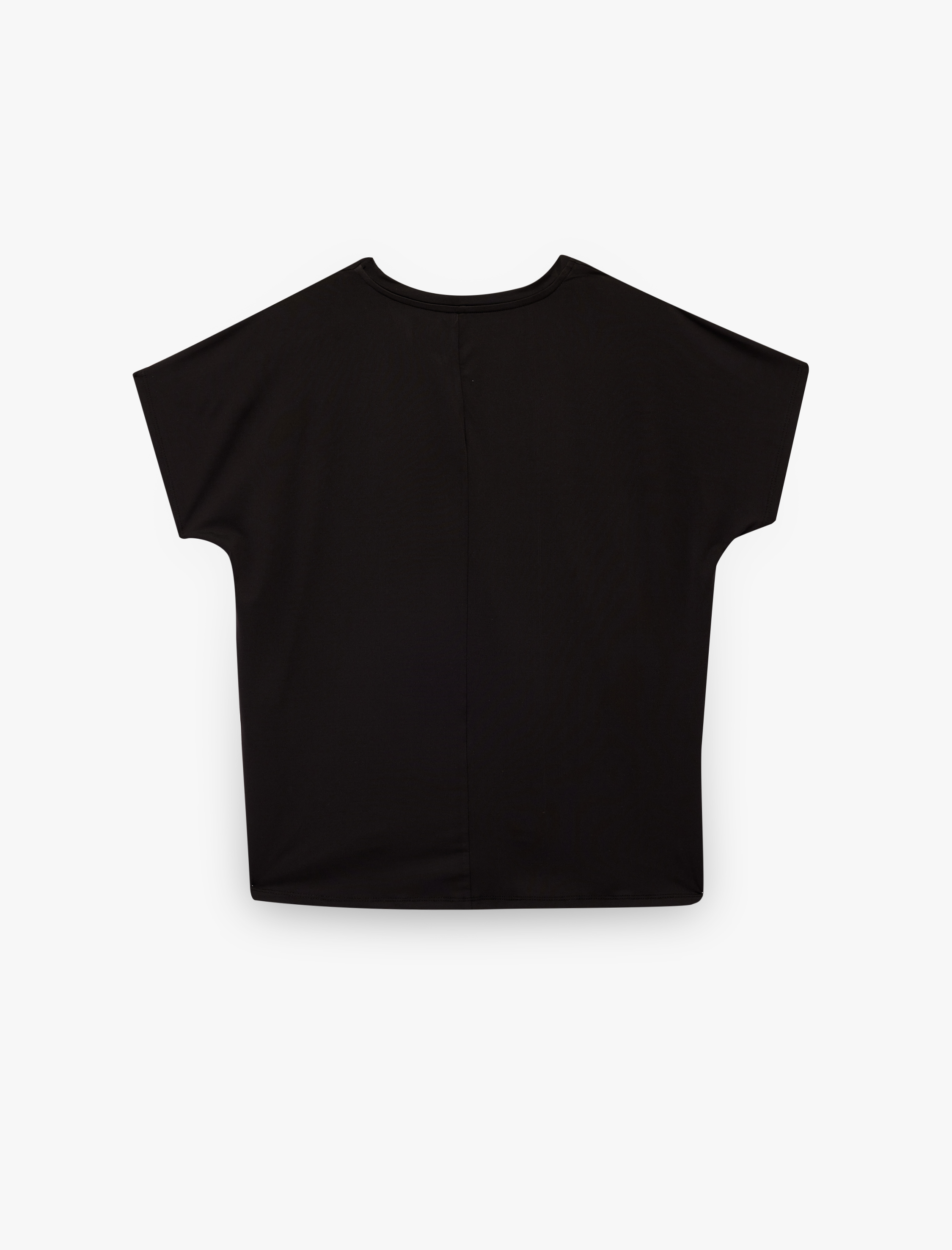   Rahat Kalıp Bisiklet Yaka Kolsuz Baskılı Spor Tişört