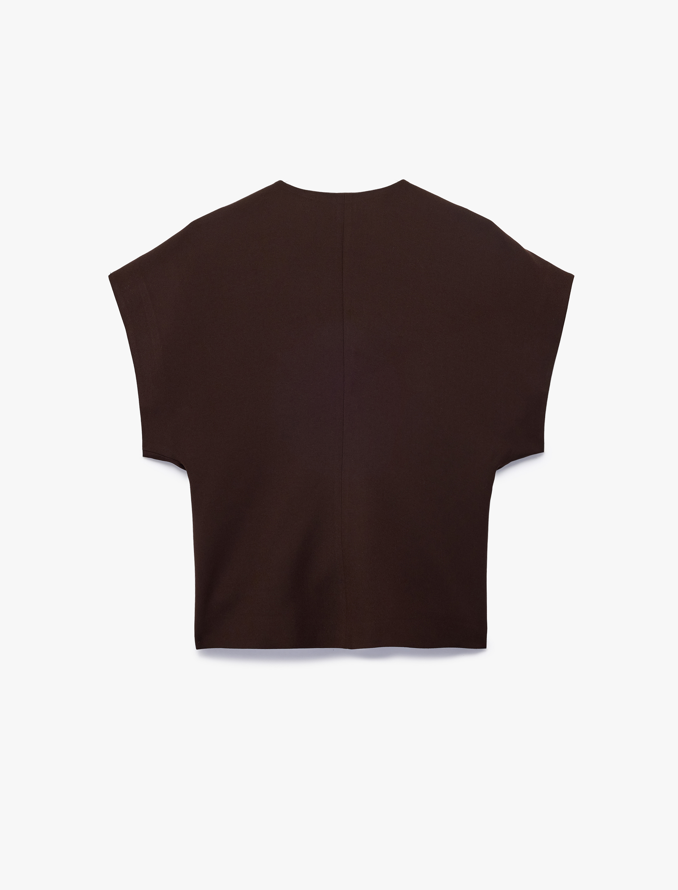   Kolsuz Metal Aksesuarlı Asimetrik Kruvaze Yaka Yelek