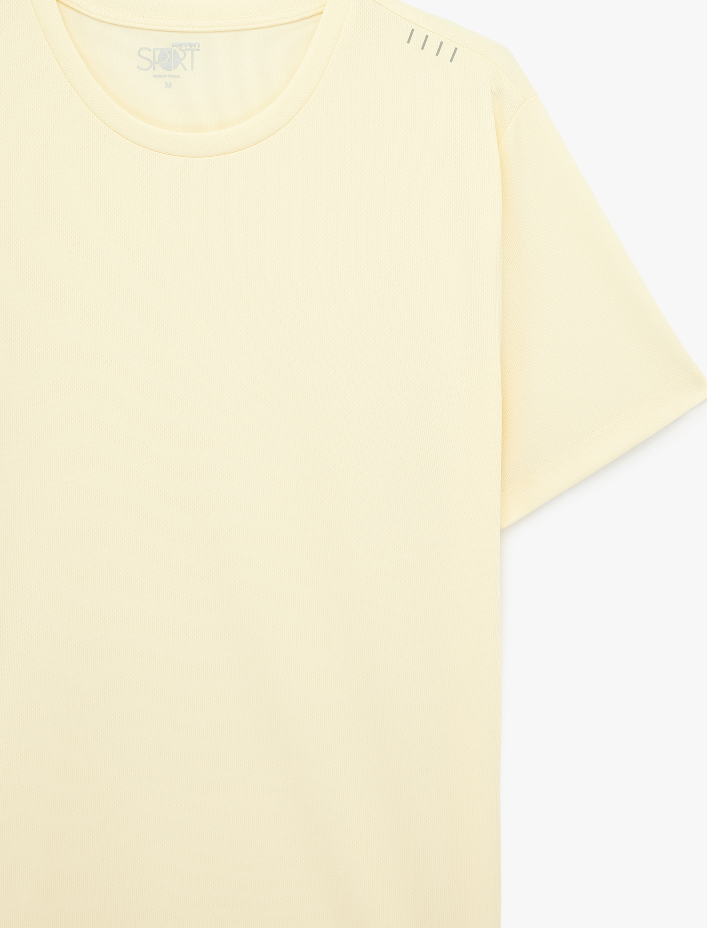   Regular Fit Baskı Detaylı Bisiklet Yaka Kısa Kollu Spor Tişört