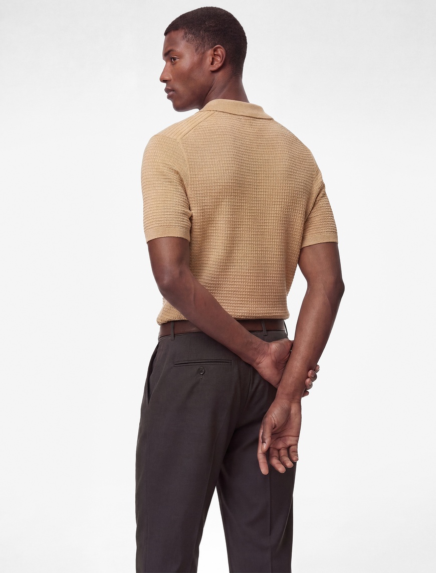 Koton Erkek Regular Fit Pamuklu Polo Yaka Kısa Kollu Triko T-Shirt