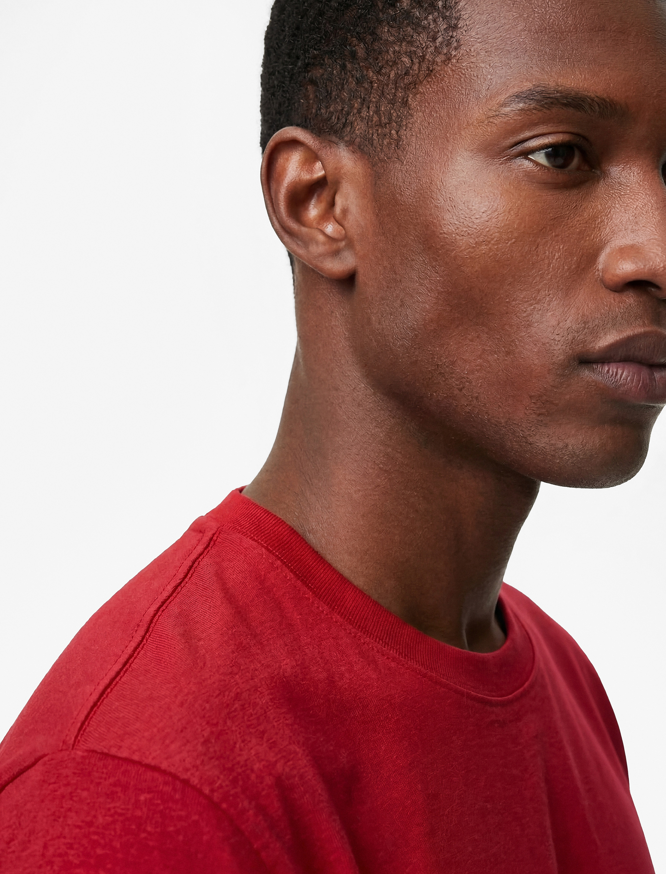   Regular Fit Kısa Kollu Bisiklet Yaka Pamuklu Basic Tişört