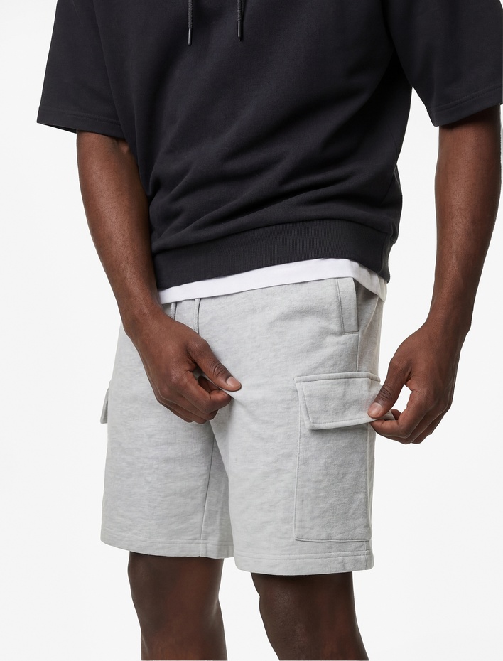  Rahat Kalıp Kapaklı Cep Detaylı Beli Bağcıklı Spor Şort