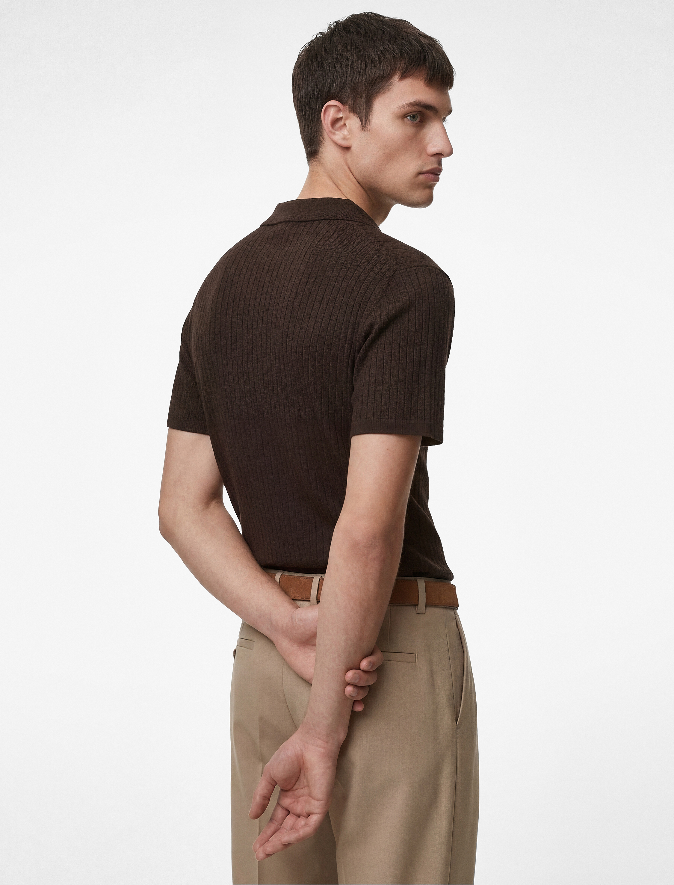   Kısa Kollu Pamuklu Slim Fit Polo Yaka Tişört