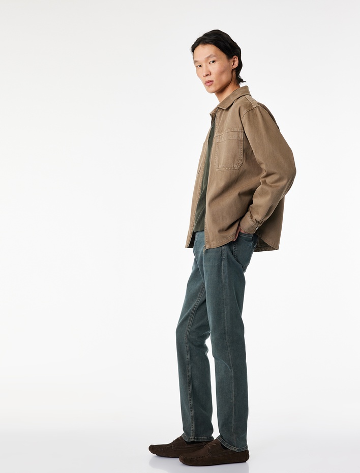  Normal Bel Pamuklu Slim Fit Jean Pantolon - Brad Jean