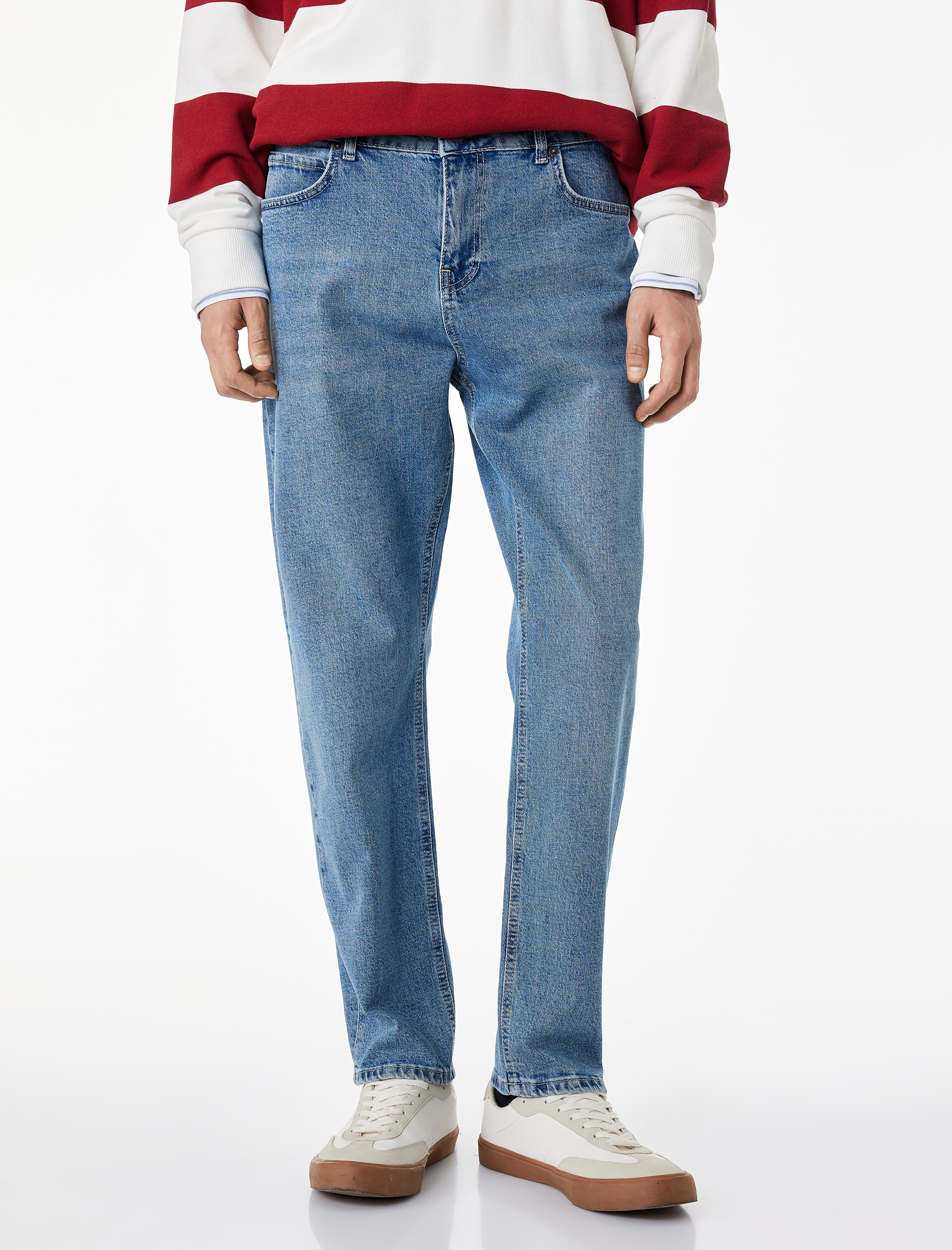   Pamuklu Normal Bel Tapered Fit Jean Pantolon - Joe Jean