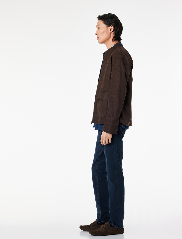  Pamuklu Normal Bel Slim Fit Jean Pantolon - Brad Jean