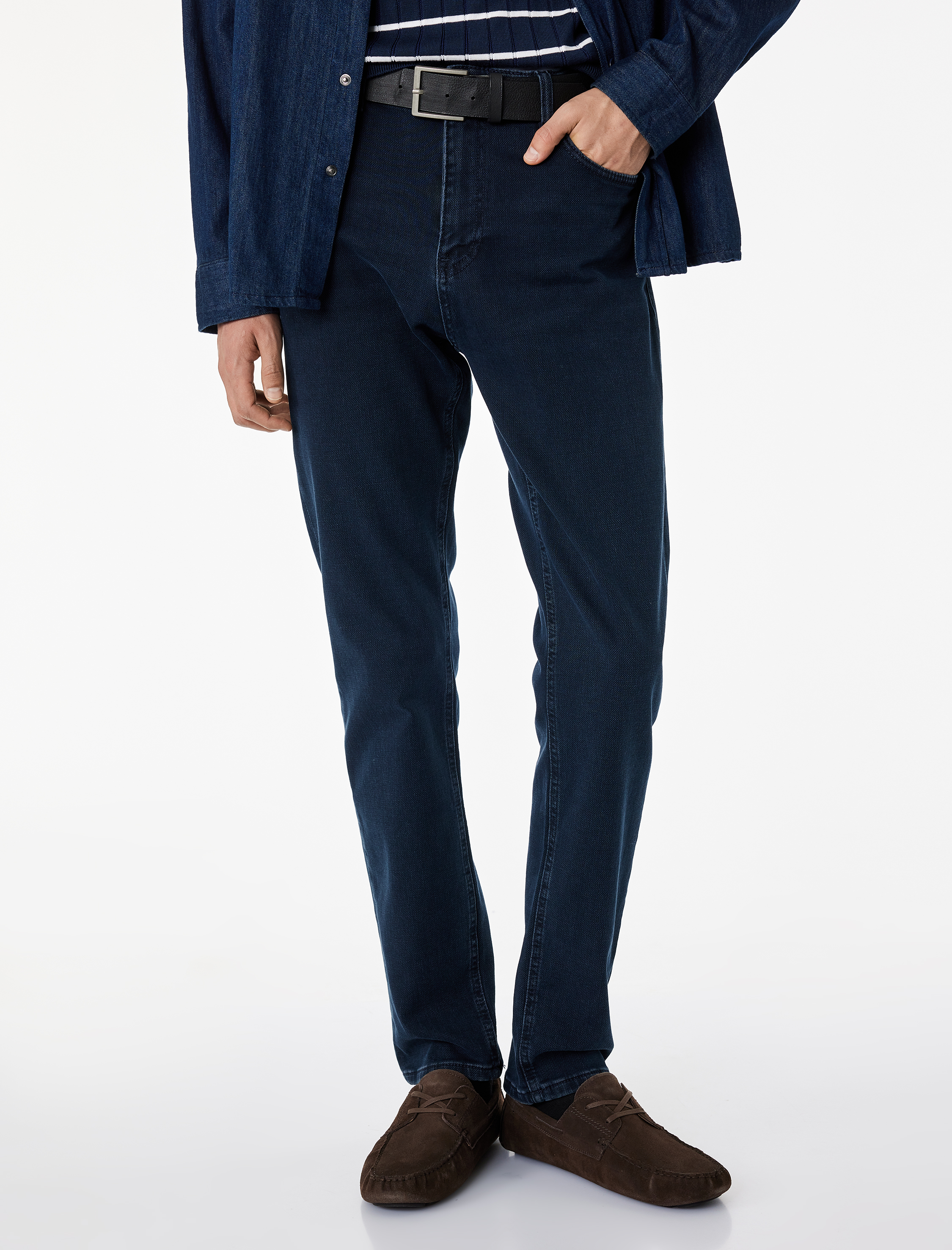   Pamuklu Normal Bel Slim Fit Jean Pantolon - Brad Jean