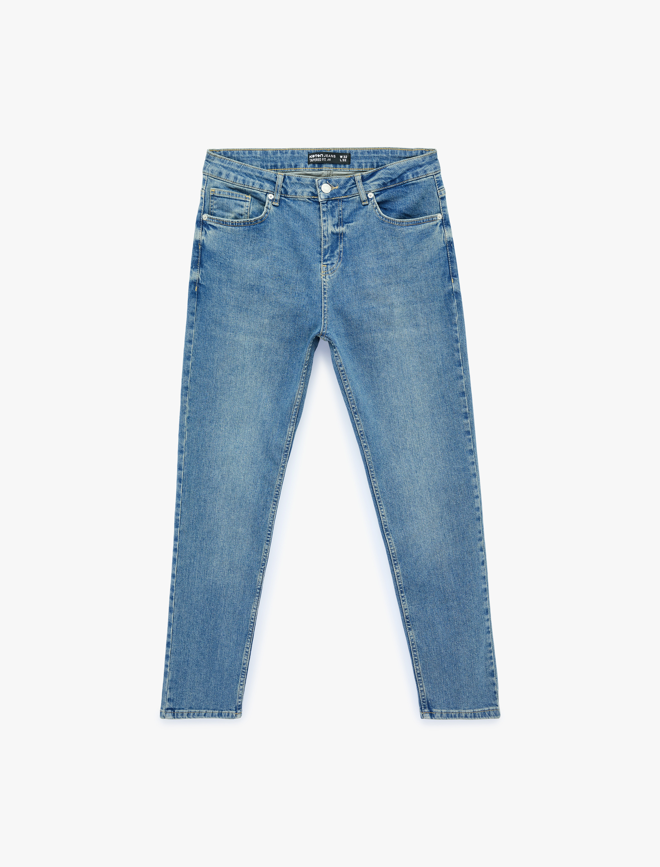   Regular Fit Normal Bel Cepli Tapered Jean Pantolon - Joe Jean