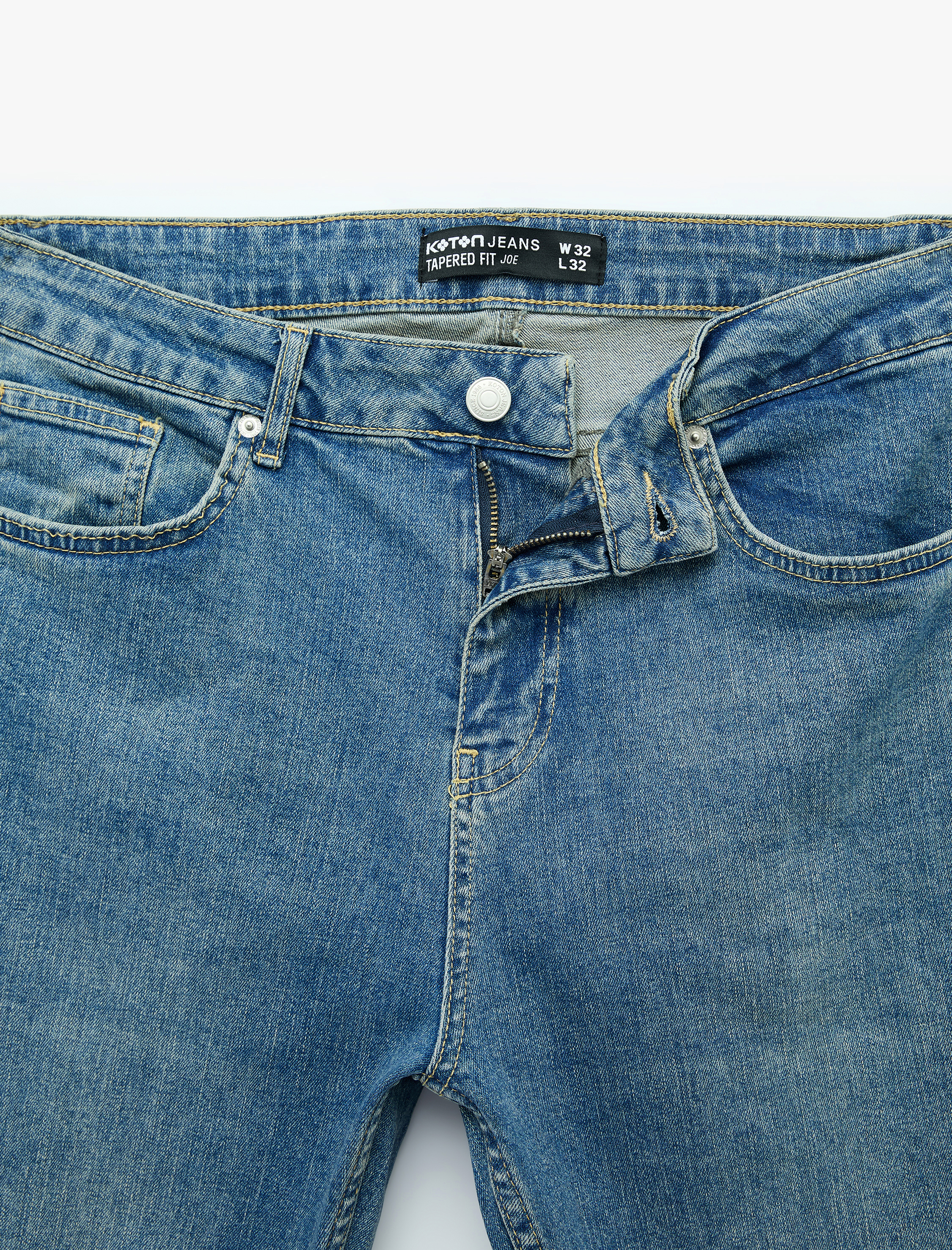   Regular Fit Normal Bel Cepli Tapered Jean Pantolon - Joe Jean