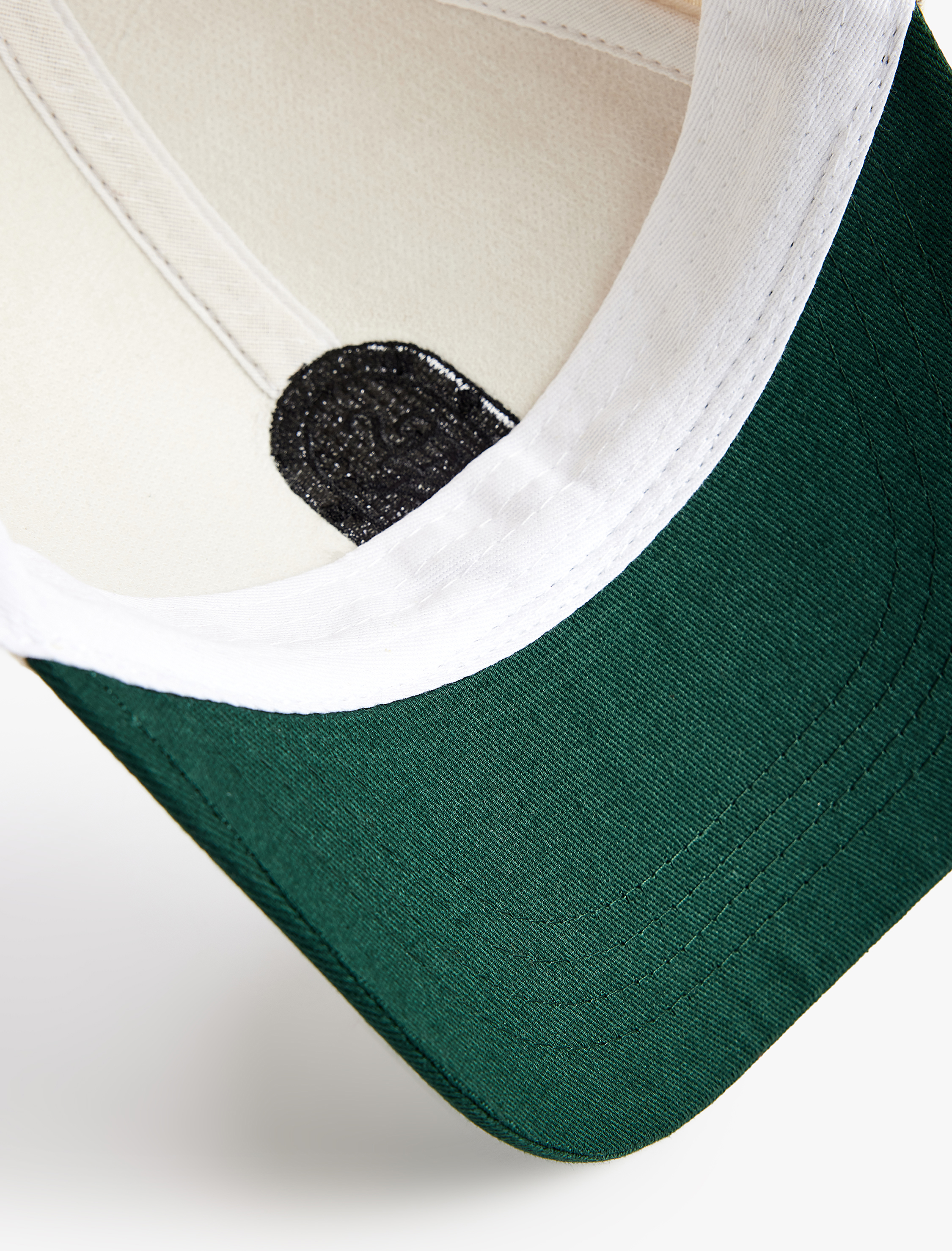  Erkek Nakışlı Pamuklu Renk Kontrastlı Kep Şapka