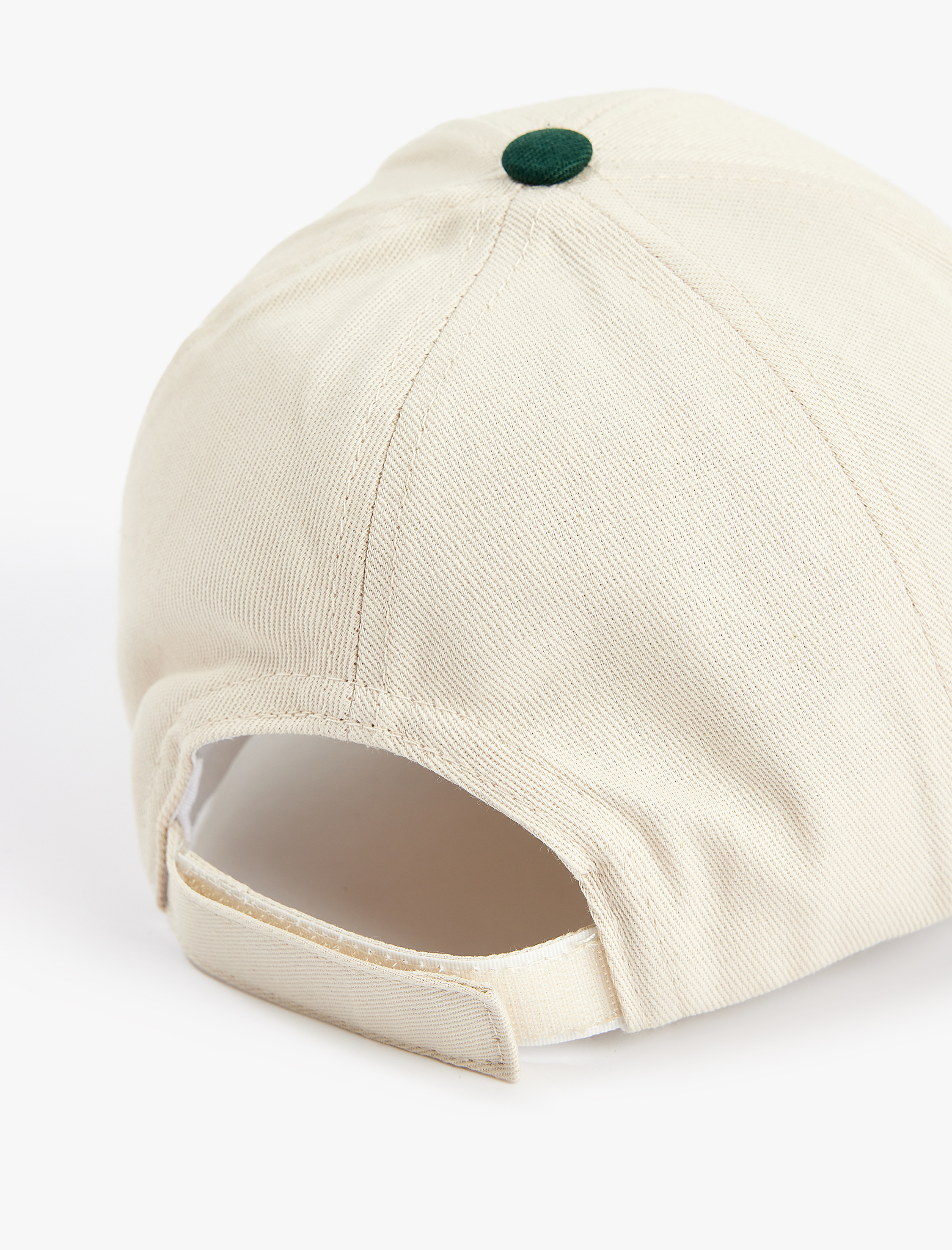  Erkek Nakışlı Pamuklu Renk Kontrastlı Kep Şapka