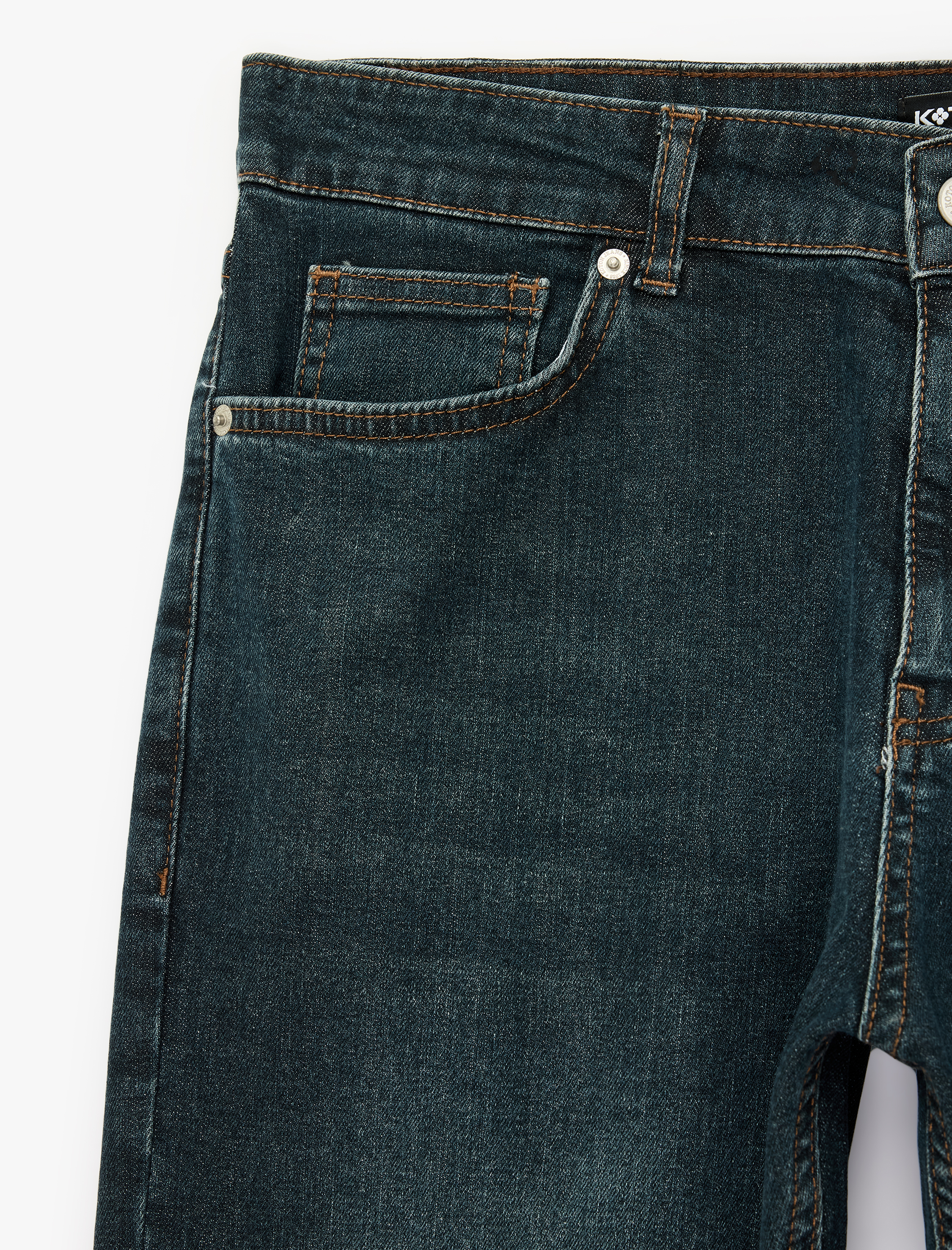   Normal Bel Pamuklu Slim Fit Jean Pantolon - Brad Jean