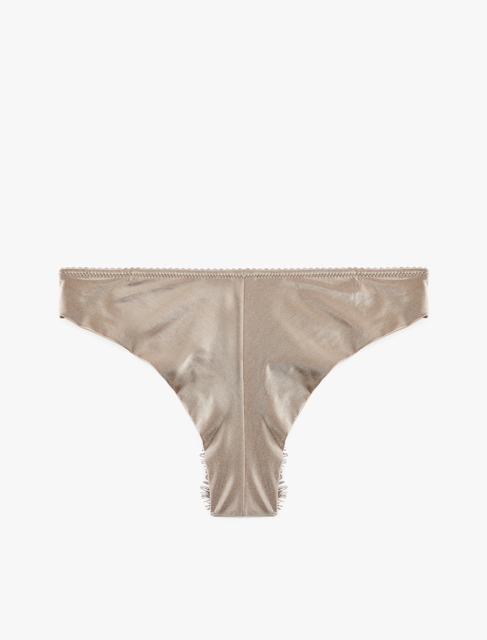  Dantel Detaylı Brazilian Külot